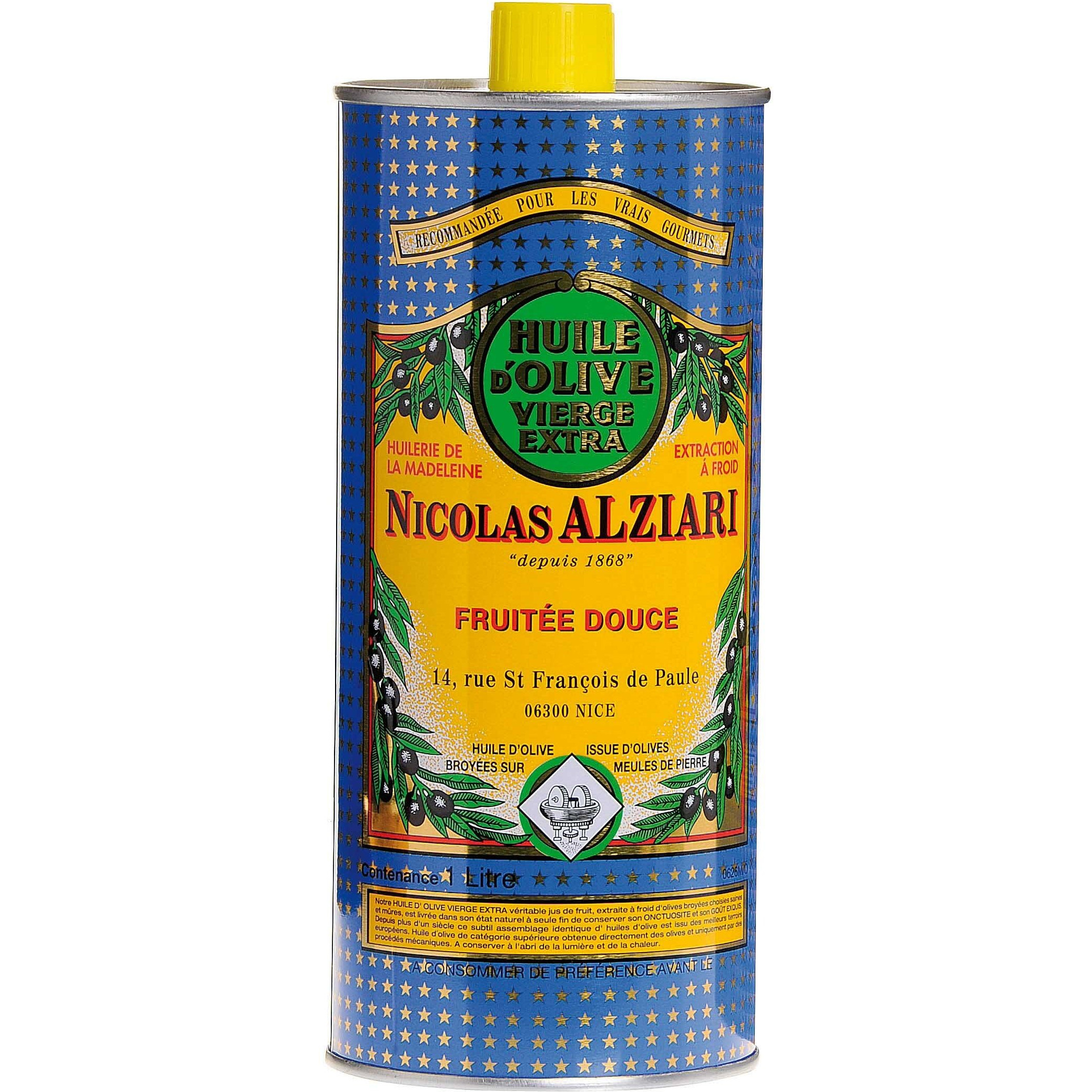 Nicolas Alziari Extra Virgin Olive Oil 34 Fl.Oz (1L)