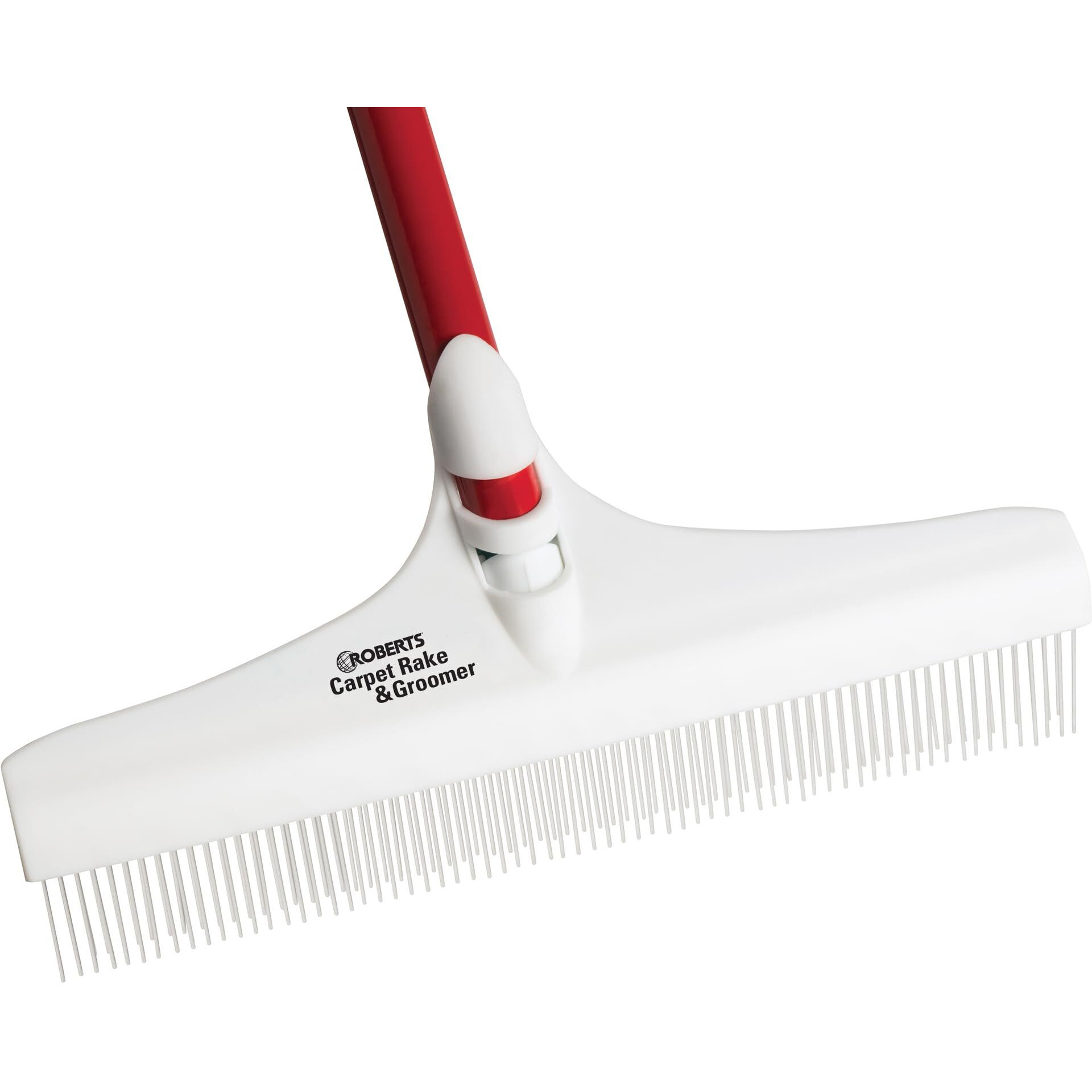 Roberts 12"" Carpet Rake And Groomer With 51"" Handle