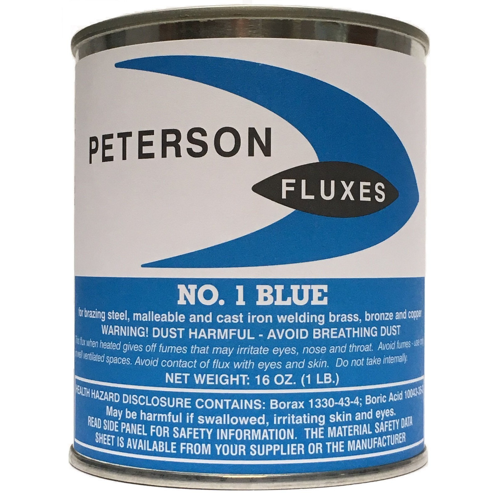 Peterson 1 Blue Flux, Coarse Powder, 1 Lb Can