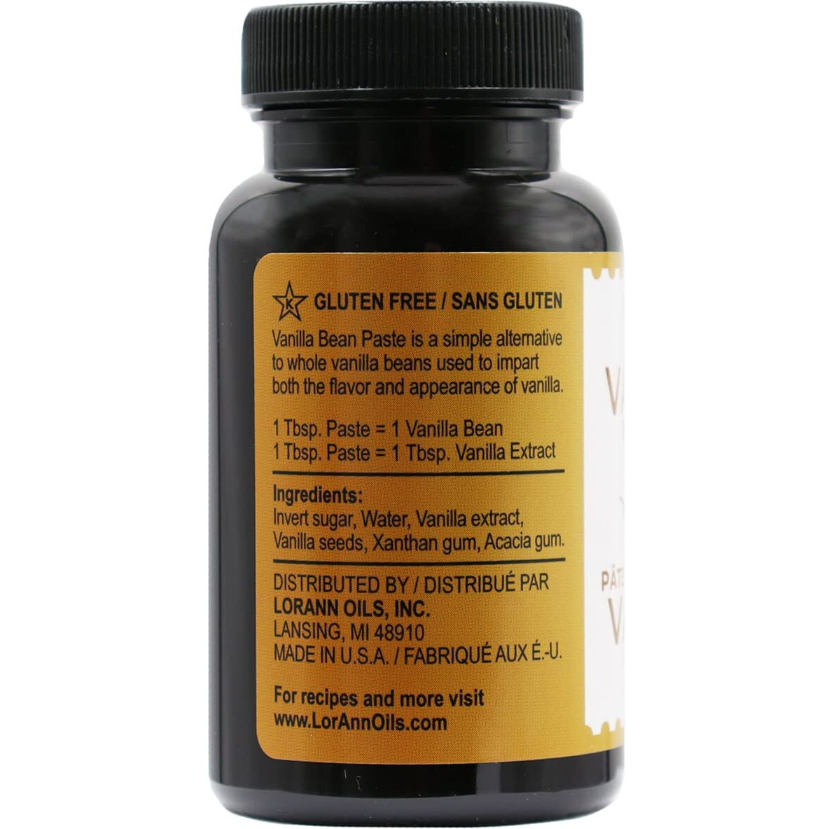 Lorann Natural Vanilla Bean Paste, 4 Ounce