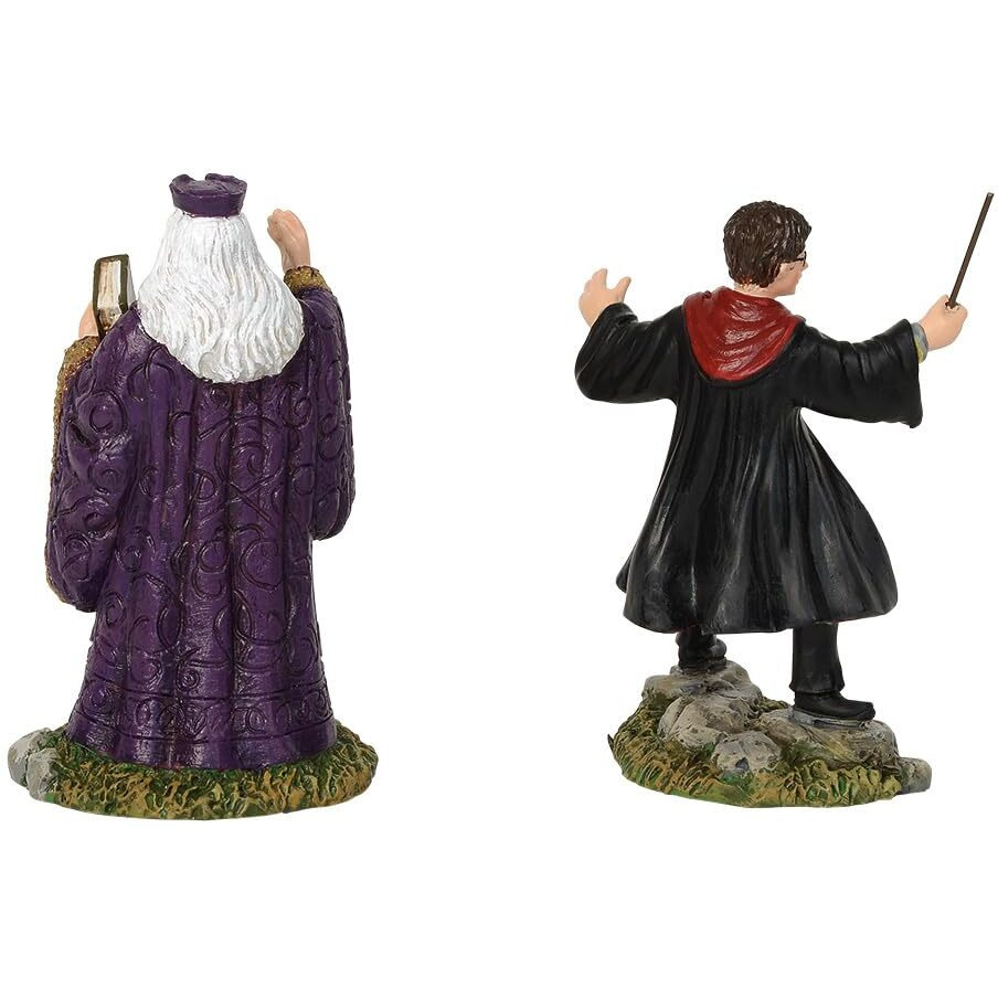 Department56 Potter Village Accessories Harry And Headmaster Figurine Set, 3.15"", Multicolor, 2 Count