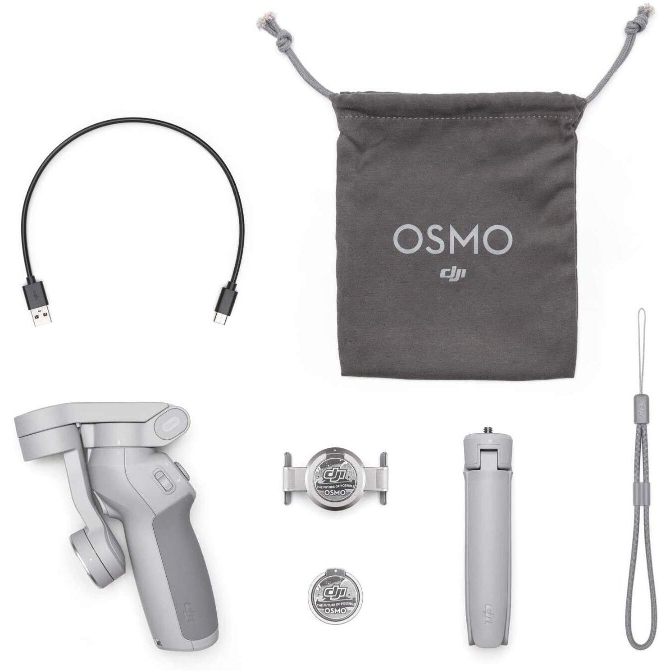 Dji Om 4 - Handheld 3-Axis Smartphone Gimbal Stabilizer With Grip, Tripod, Gimbal Stabilizer Ideal For Vlogging, Youtube, Live Video, Phone Stabilizer Compatible With Iphone And Android