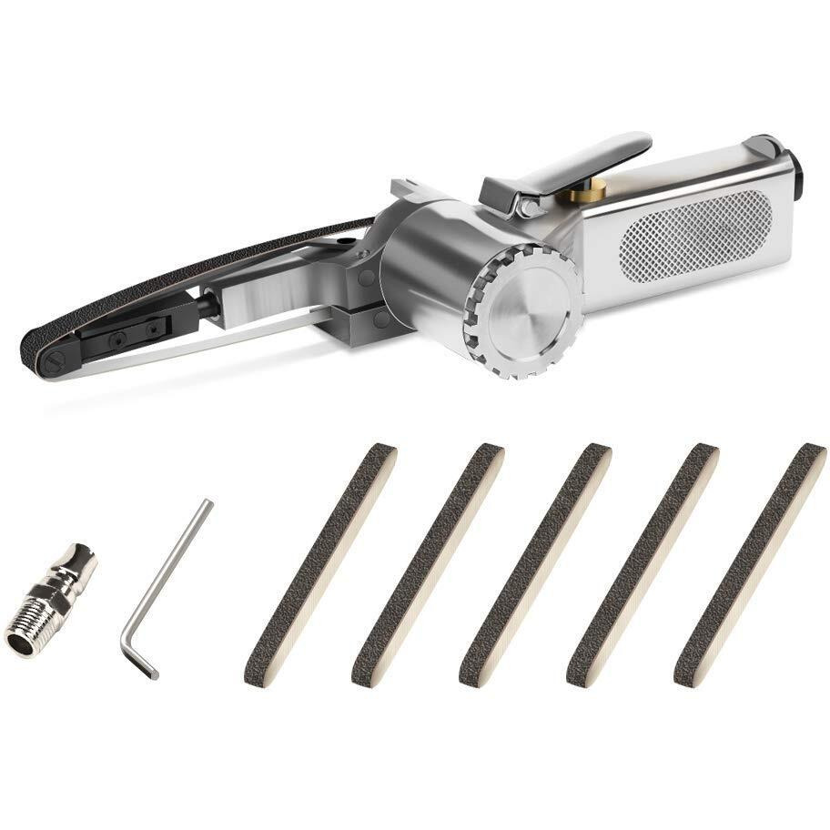 Vct Small Mini Air Powered Operated Hand Power Belt Sander Sanding Grinder Tool