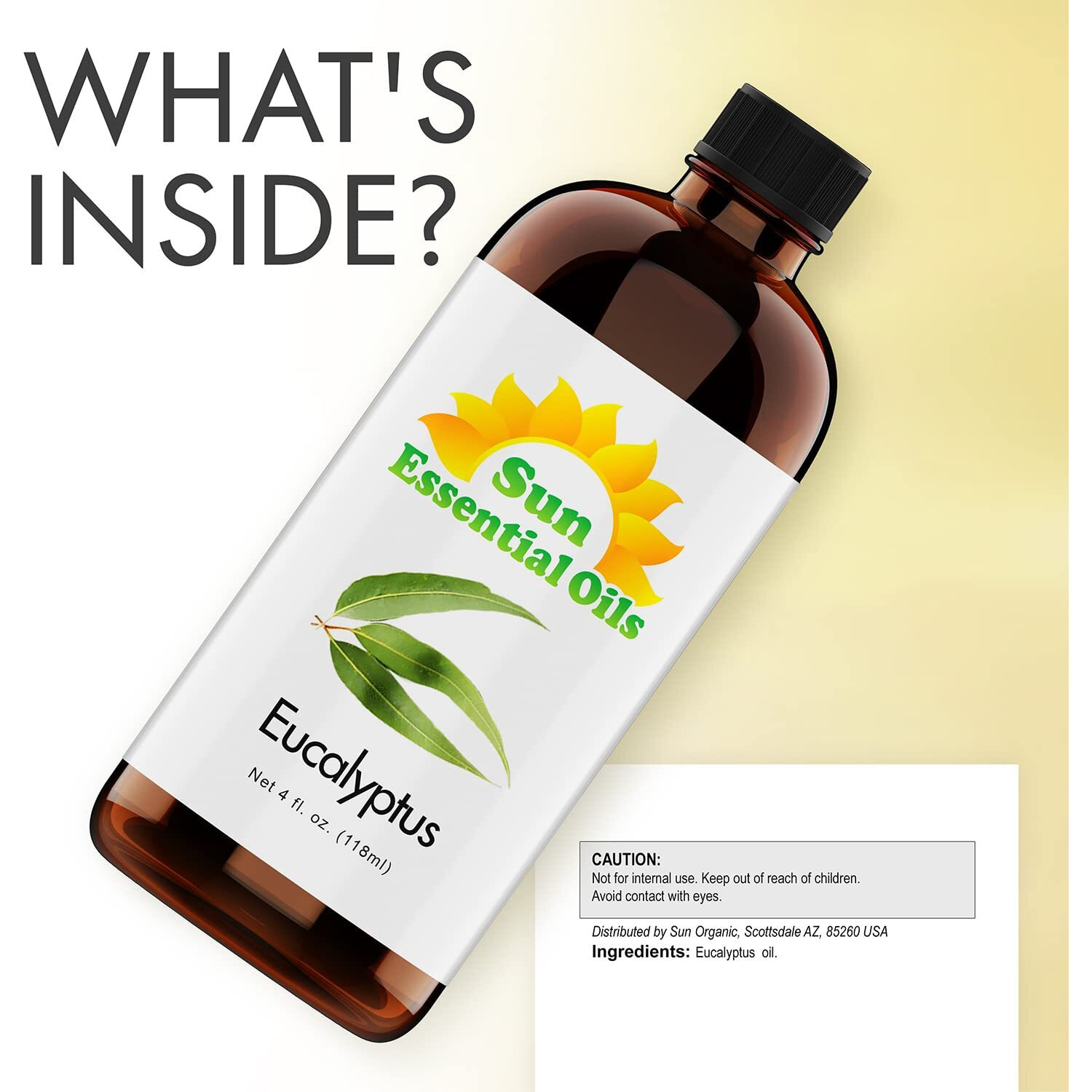 Sun Essential Oils 4Oz - Eucalyptus Essential Oil - 4 Fluid Ounces - Essential Oils Eucalyptus - Eucalyptus Oil