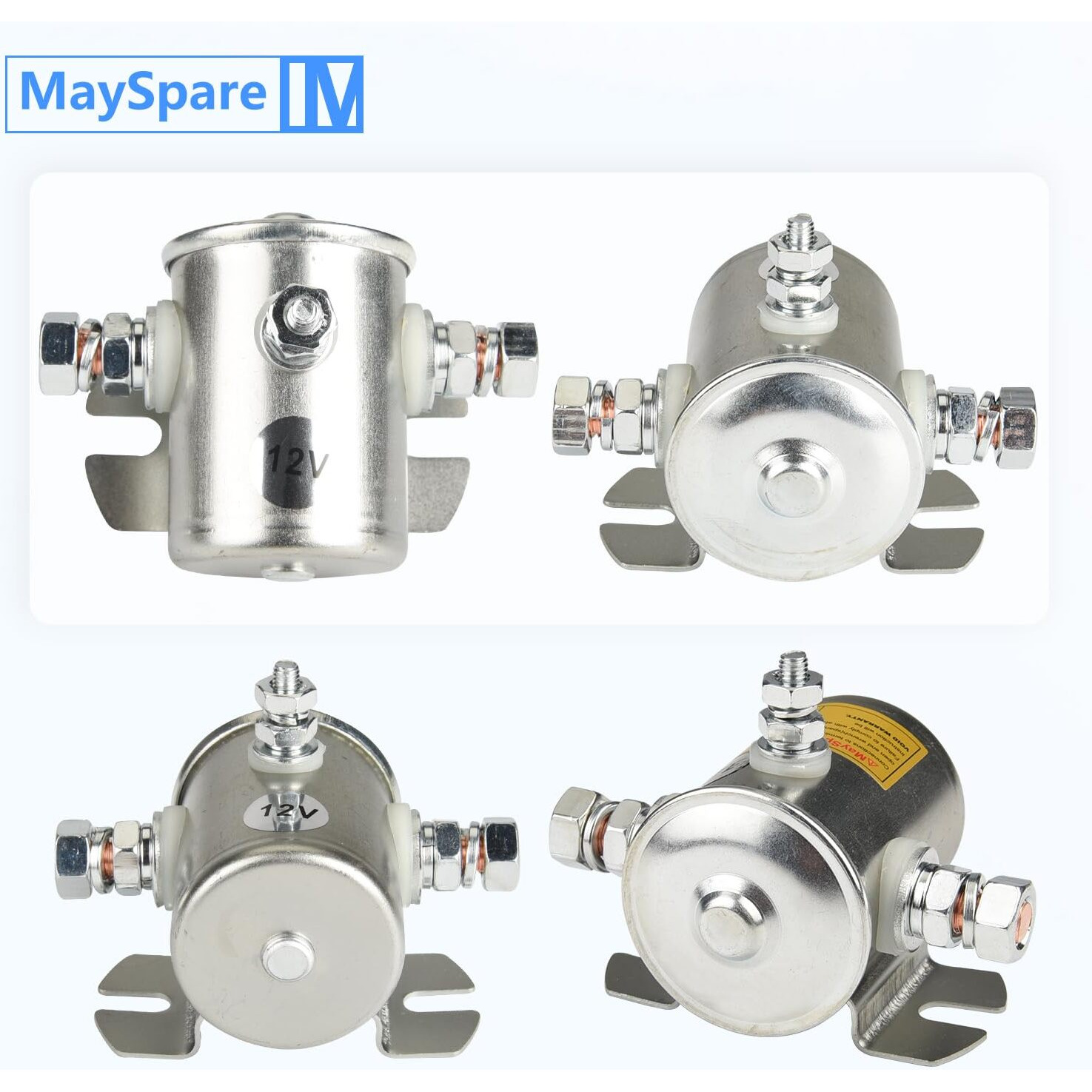 Mayspare Max Transient 200A Trombetta 12V Solenoid Relay 3 Terminal Heavy Duty Winch Marine 24106 Spst 12 Volt Solenoid