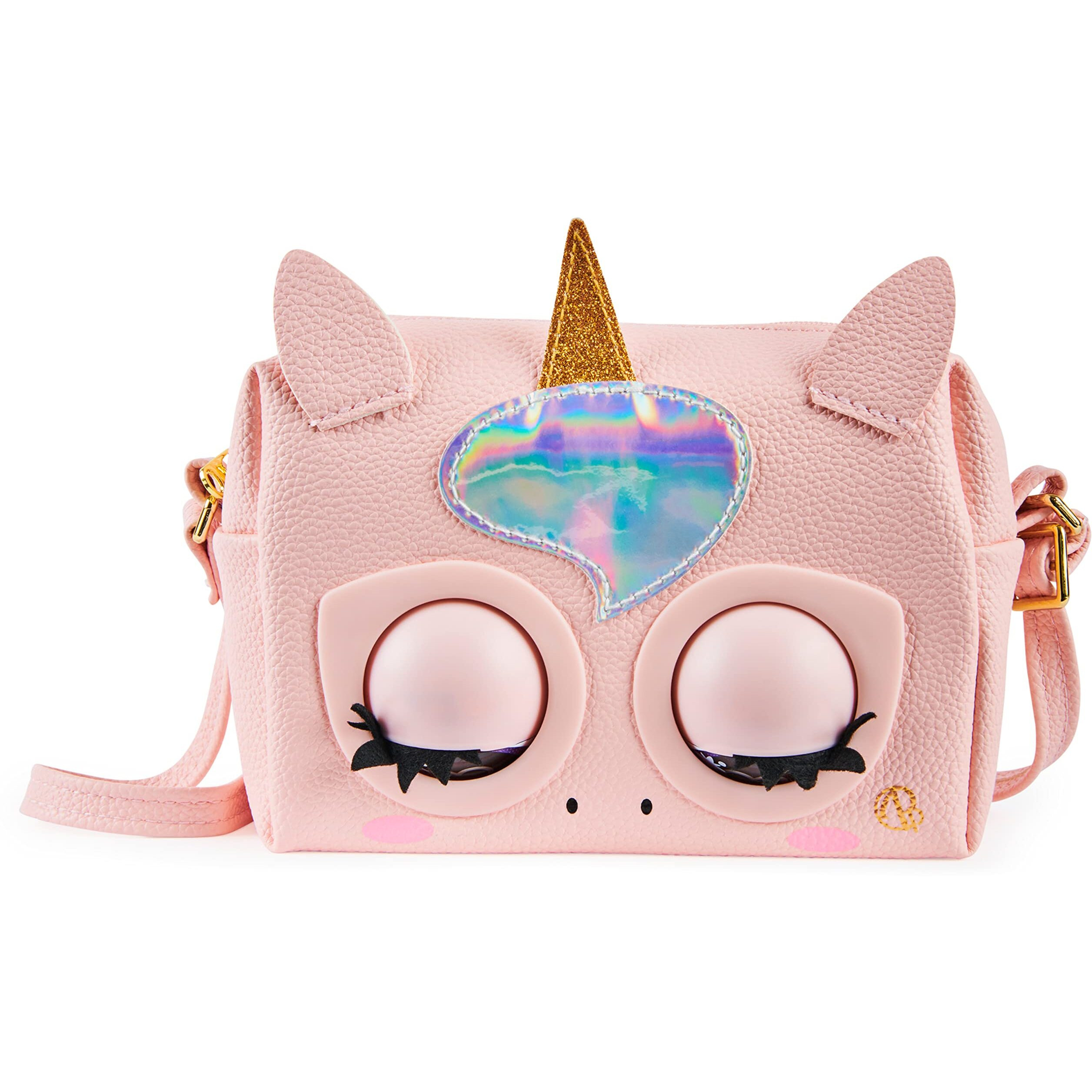 Purse Pets, Glamicorn Unicorn Interactive Pet Toy & Crossbody Kids Purse With Over 25 Sounds And Reactions, Shoulder Bag For Girls, Trendy Tween Gifts