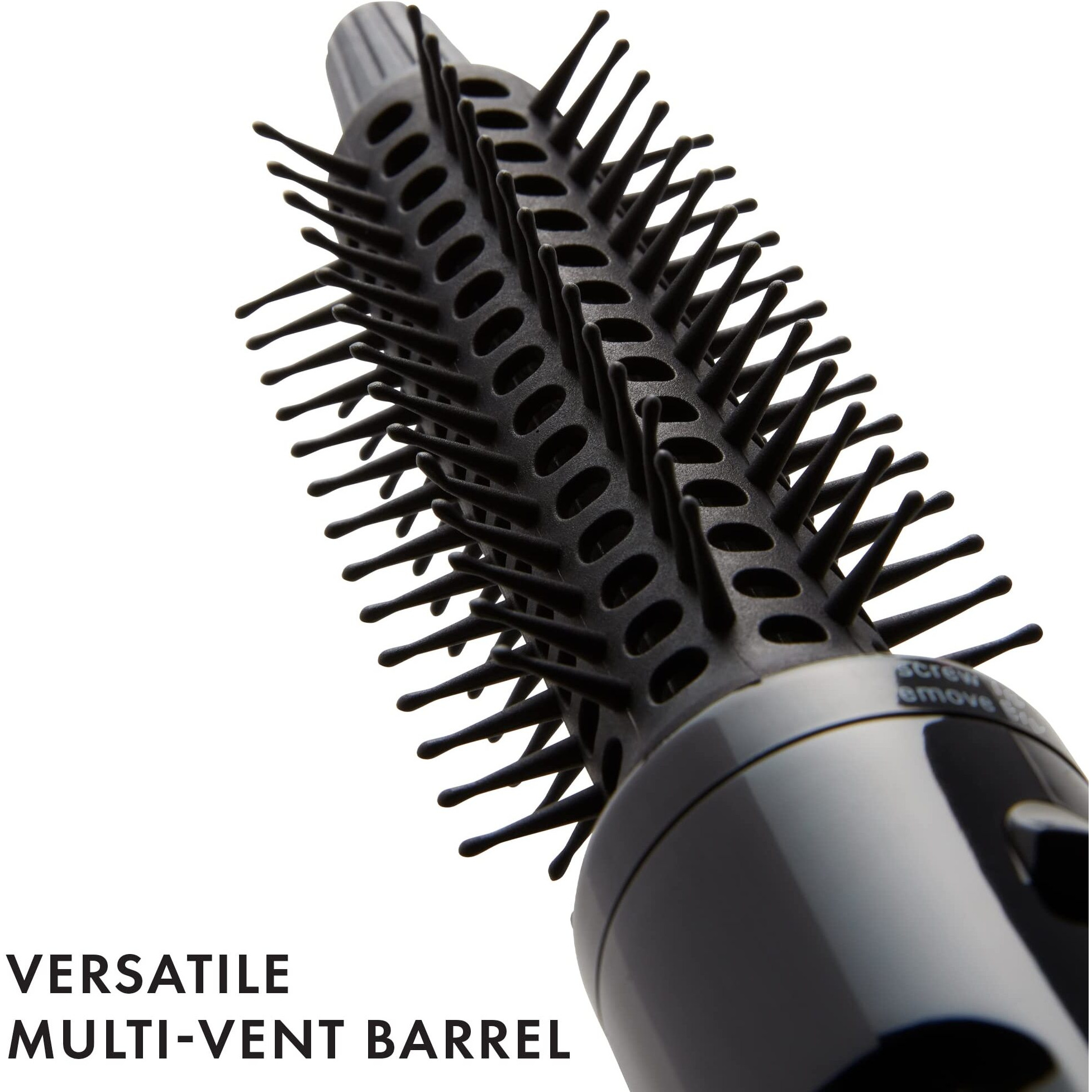 Hot Tools Pro Artist Hot Air Styling Brush | Style, Curl And Touch Ups (1   ) Black