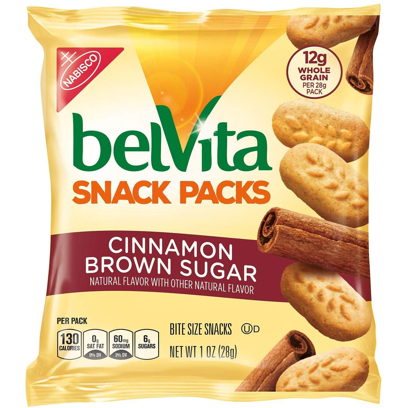 Belvita Breakfast Biscuits Bite-Size Snack Variety Packs, 1 Oz, Pack Of 36 Packs