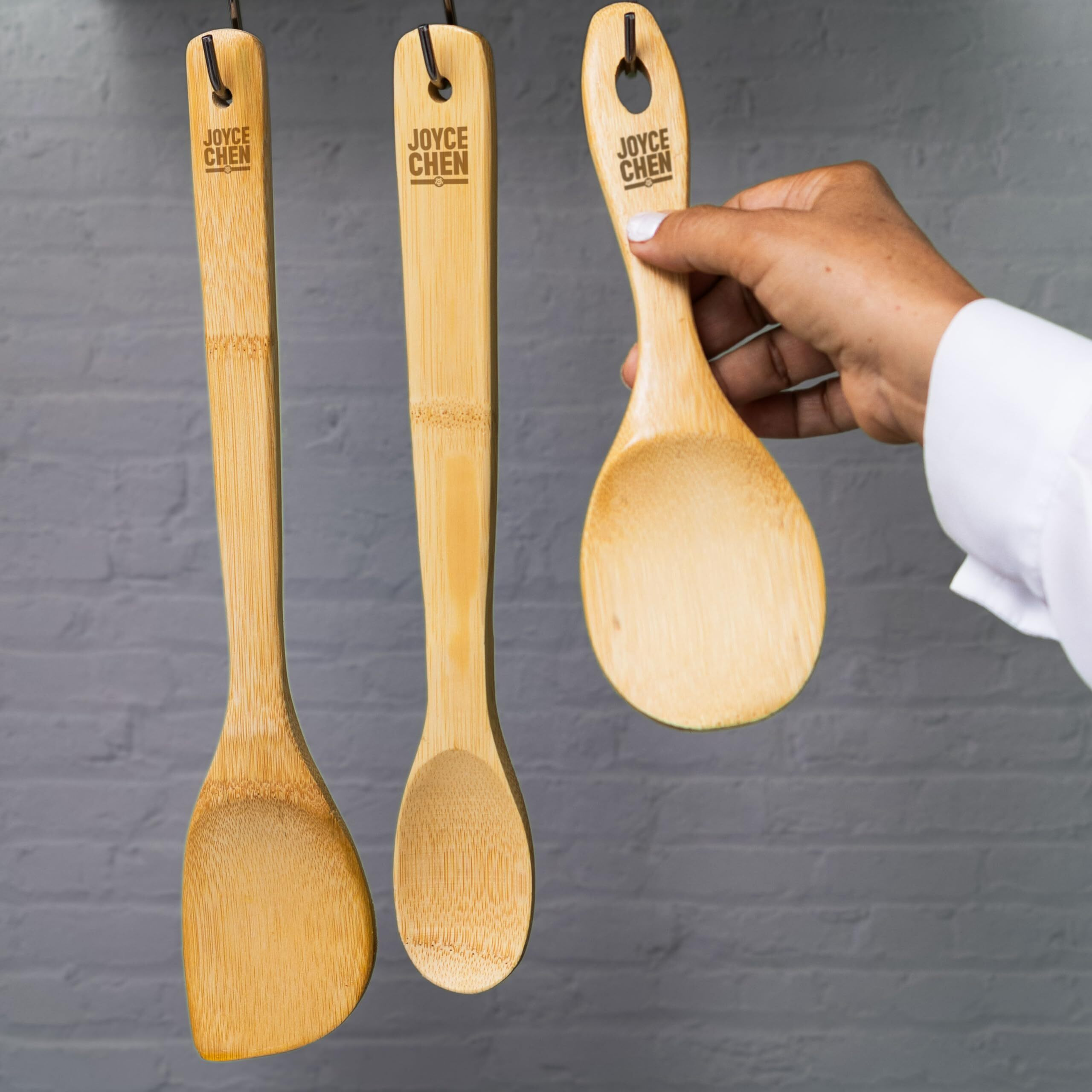 Joyce Chen Burnished Bamboo Rice Paddle, 9-Inch