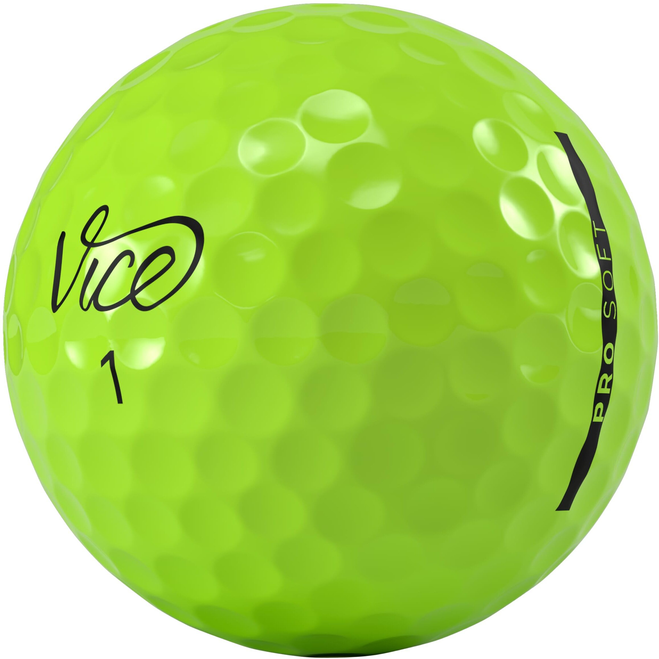 Vice Pro Soft Golf Balls, Lime (One Dozen)