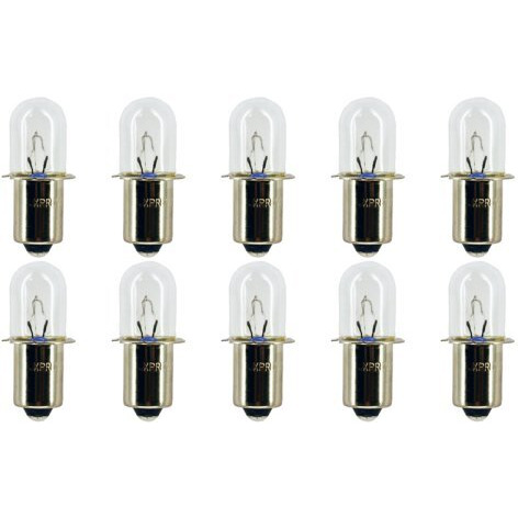Cec Industries Xpr19 Bulbs, 19.2 V, 11.52 W, P13.5S Base, T-3.25 Shape (Box Of 10)