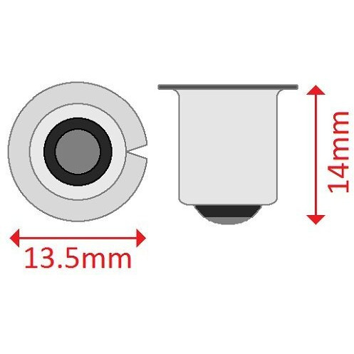 Cec Industries Xpr19 Bulbs, 19.2 V, 11.52 W, P13.5S Base, T-3.25 Shape (Box Of 10)