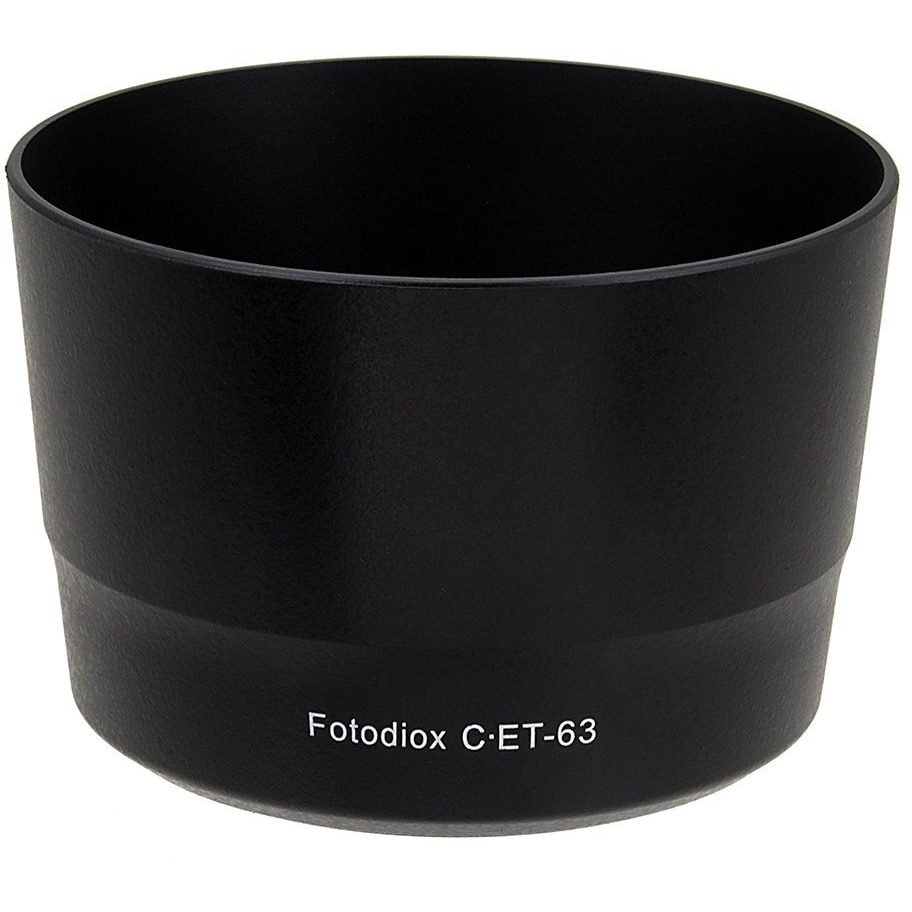 Fotodiox Lens Hood Replacement For Et-63 Compatible With Ef-S 55-250Mm F/4-5.6 Is Stm Lens