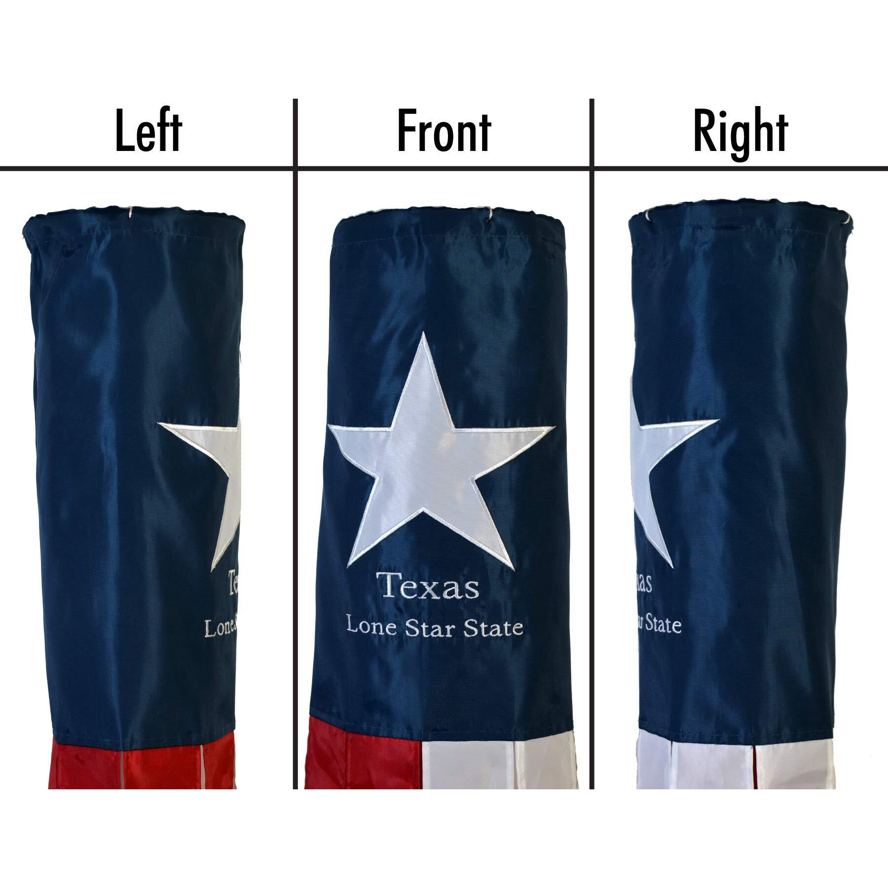 In The Breeze Texas Flag Windsock, 40-Inch