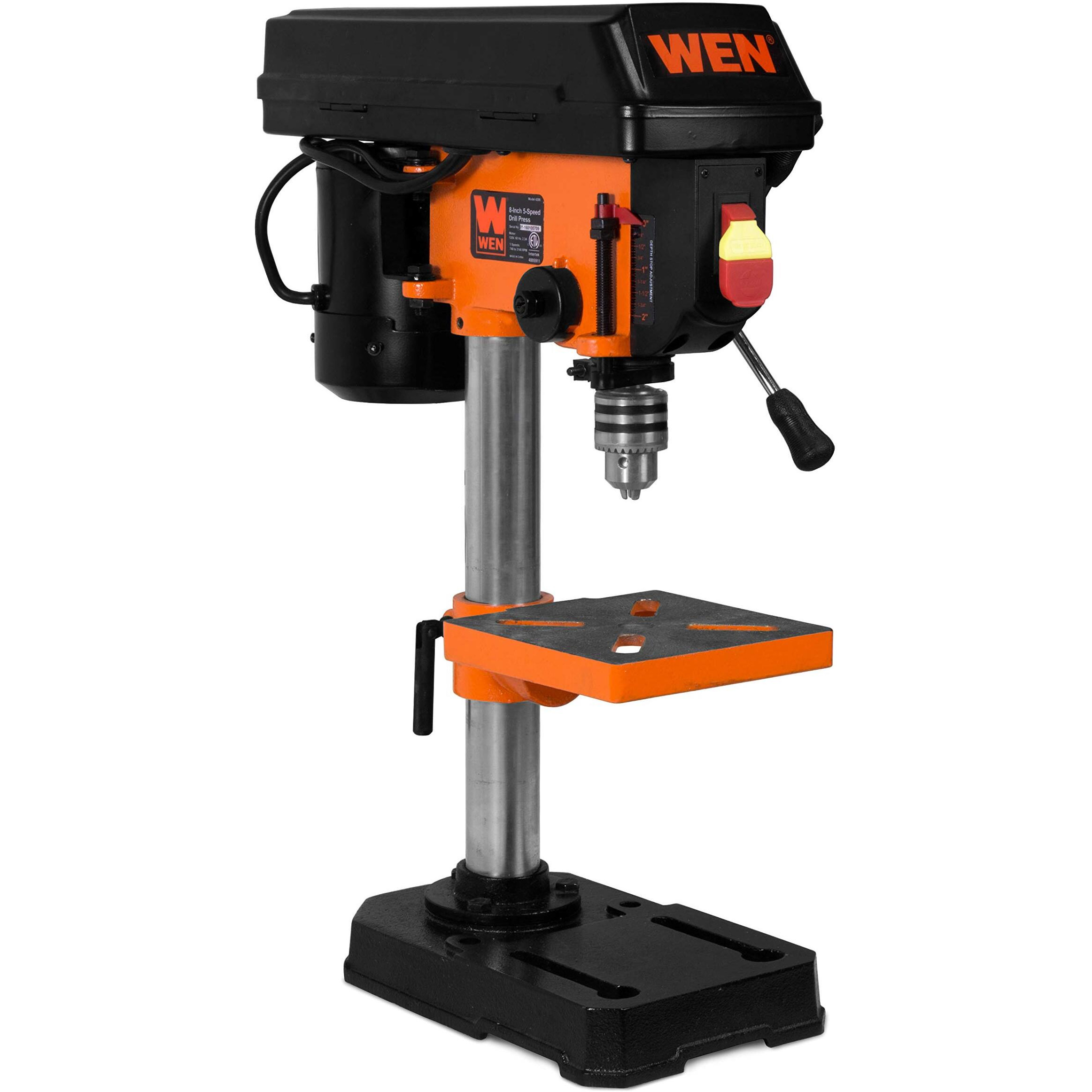 Wen 4208T 2.3-Amp 8-Inch 5-Speed Benchtop Drill Press