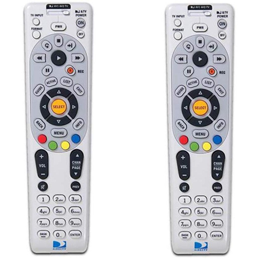 2 Pack - Directv Rc66Rx Ir/Rf Remote Control
