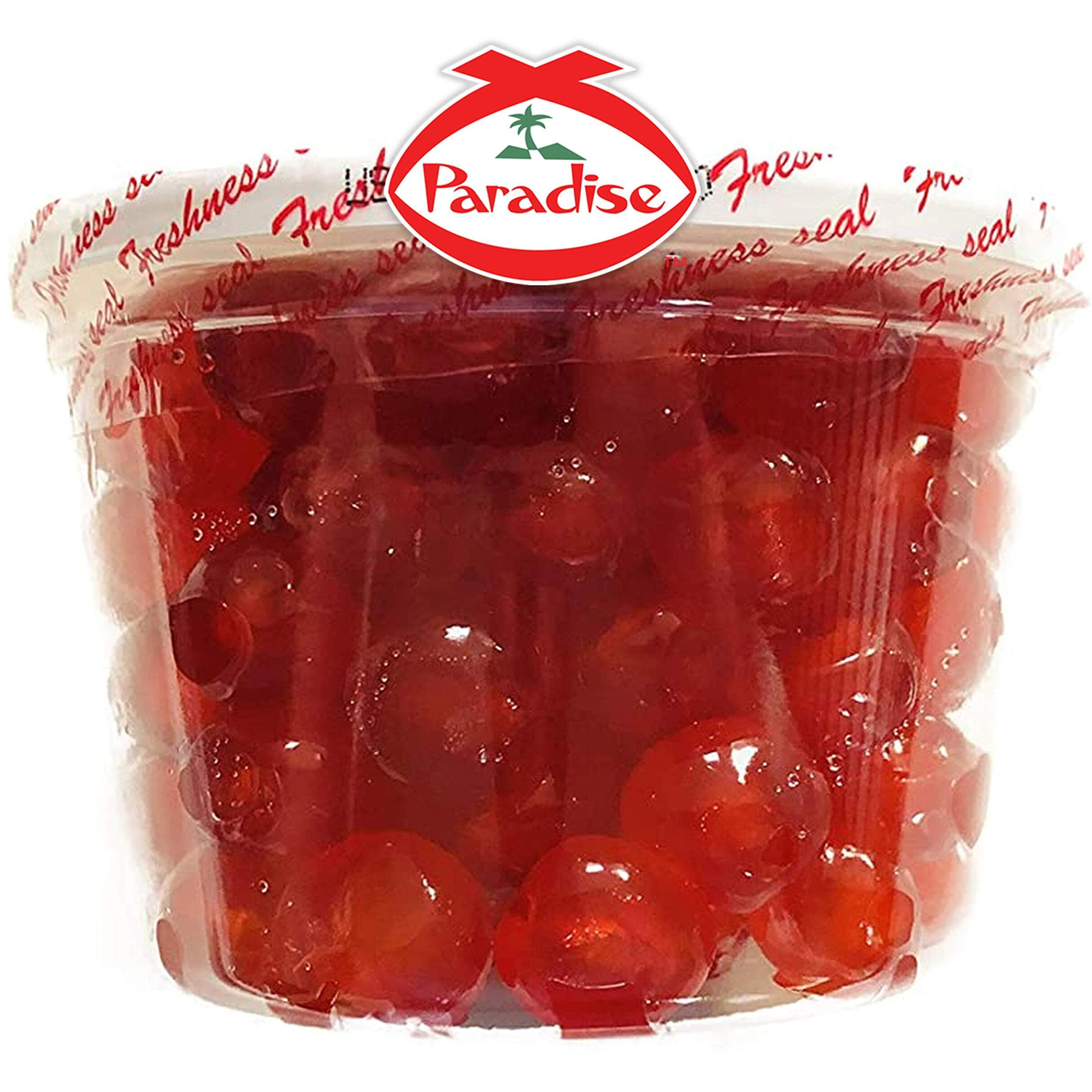 Paradise Cherries Whole, Red, 16 Ounce