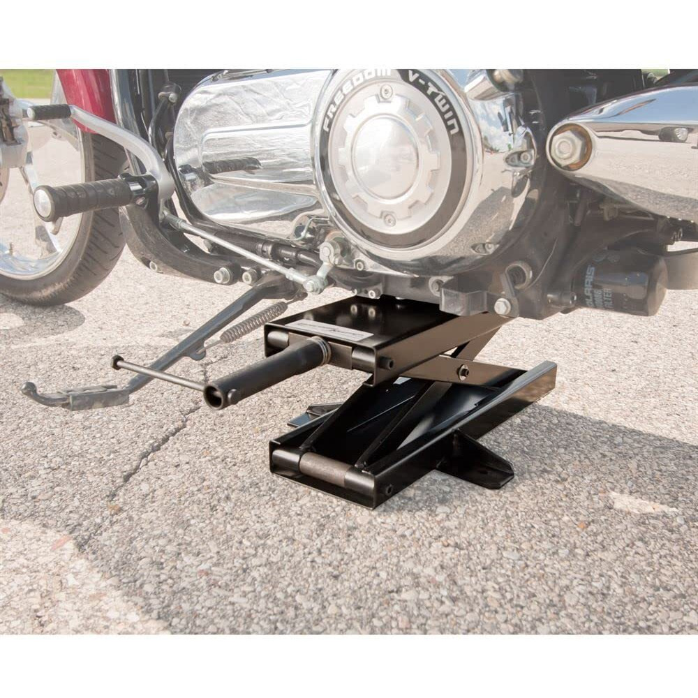 Black Widow Mc-Jack Steel Motorcycle Jack, 1100 Pound Capacity