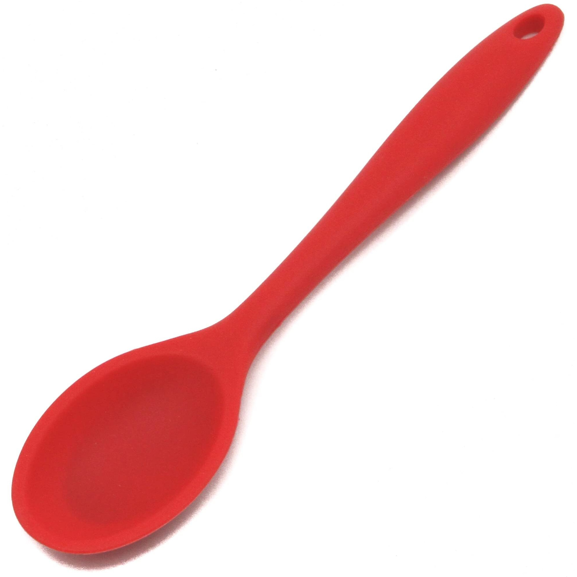 Chef Craft Premium Silicone Basting Spoon, 11 Inch, Red