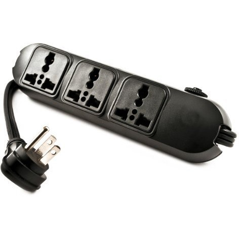 Sevenstar Ss 60 Universal Power Strip 3 Outlets For 110V-250V Worldwide Travel With Surge/Overload