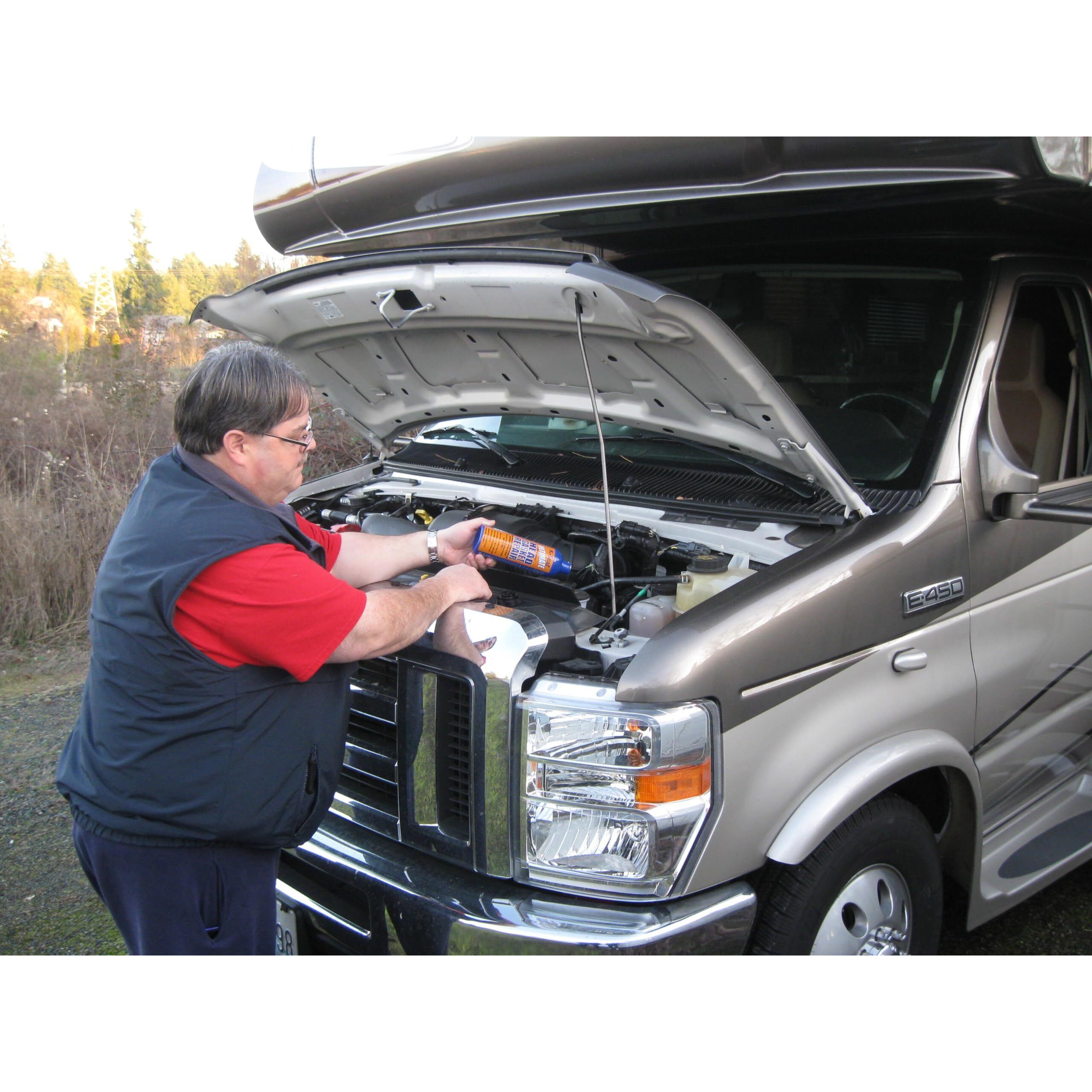 K-Seal St3501 Pour And Go Head Gasket Sealer, 16Oz, Permanent Repair For Blown Head Gaskets, Cracked Heads And Blocks