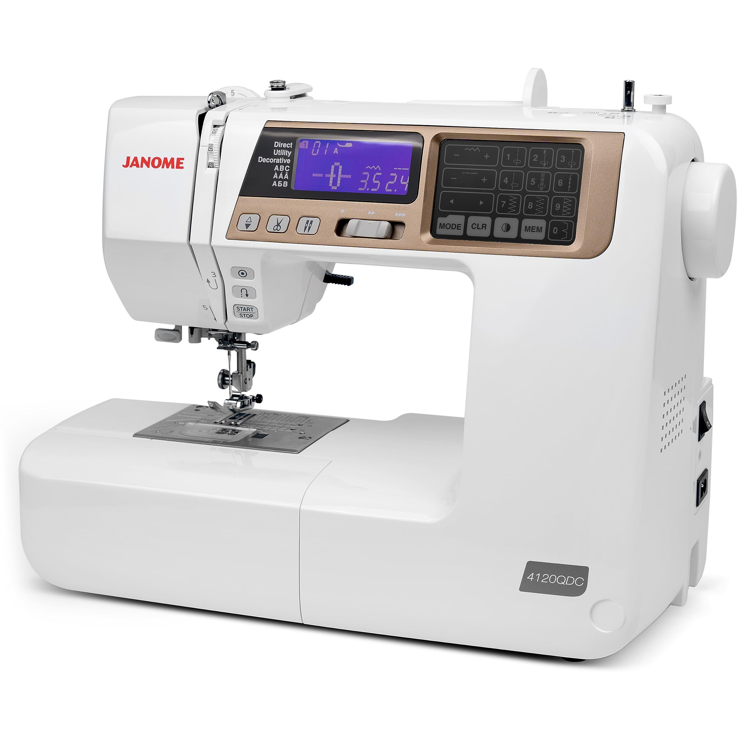 Janome 4120Qdc-T Computerized Quilting And Sewing Machine With Bonus Quilt Kit