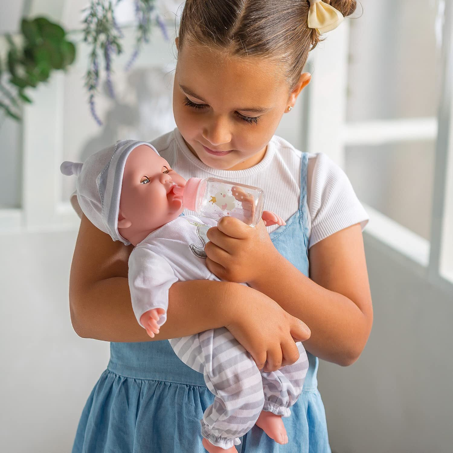 Jc Toys Berenguer Boutique 15"" Soft Body Baby Doll - Open/Close Eyes- Perfect For Children 2+ Designed By Berenguer, Purple, 30036