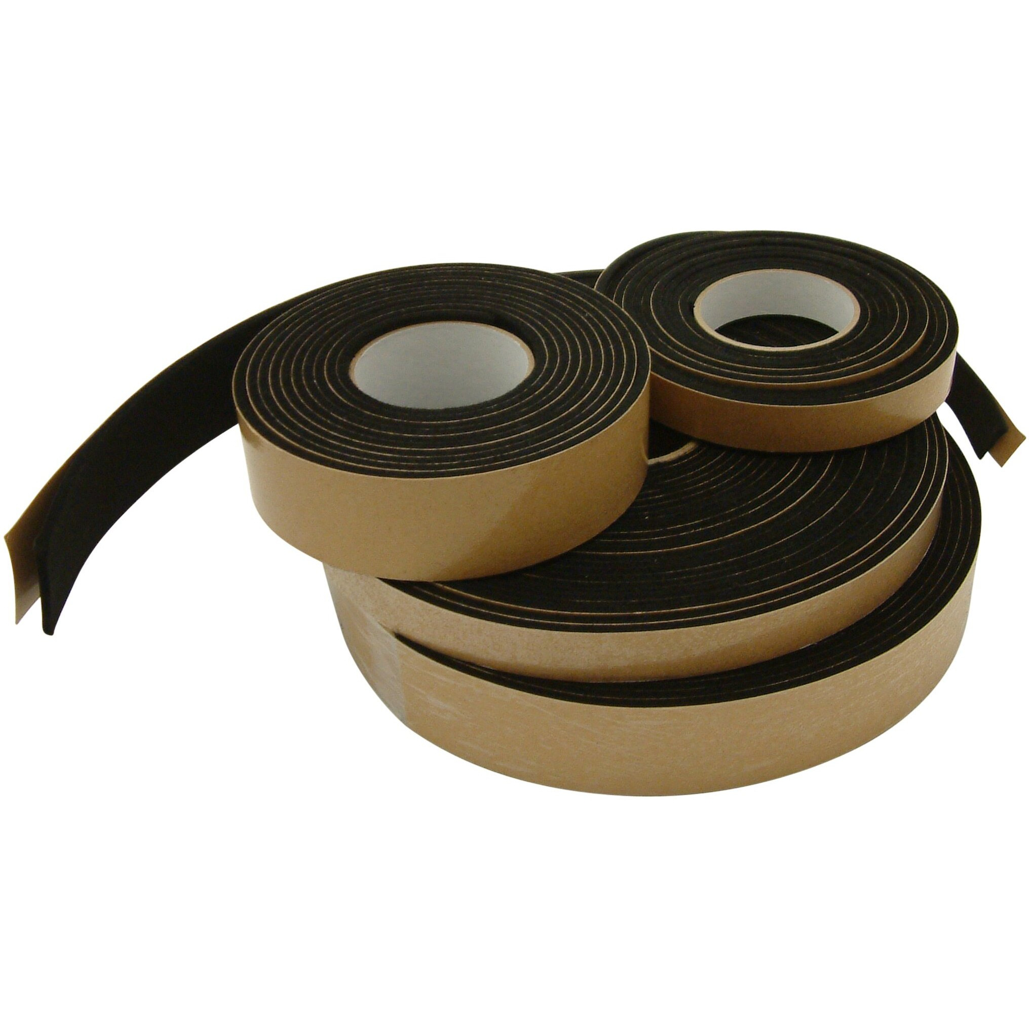 Findtape Polyester Felt Tape [4Mm Thick] (Felt-09) 1 In. X 50 Ft. (Black)