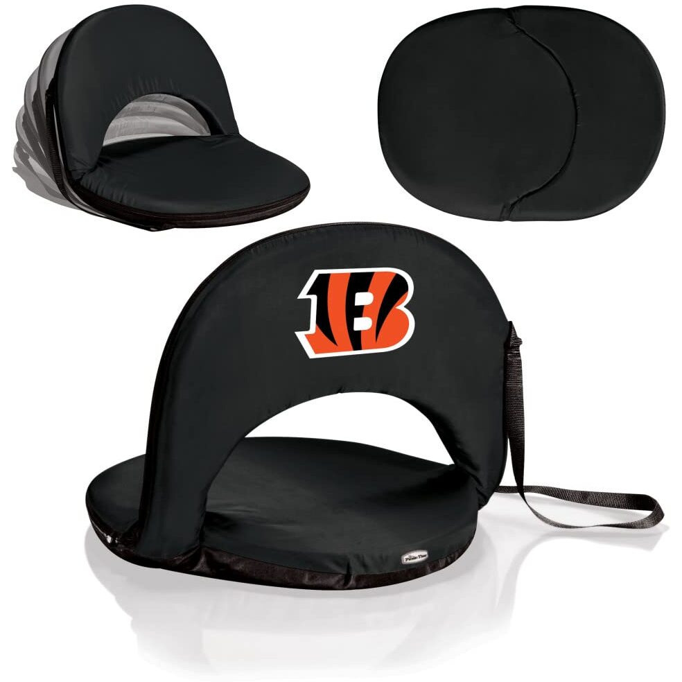 Picnic Time Black Cincinnati Bengals Oniva Stadium Seat