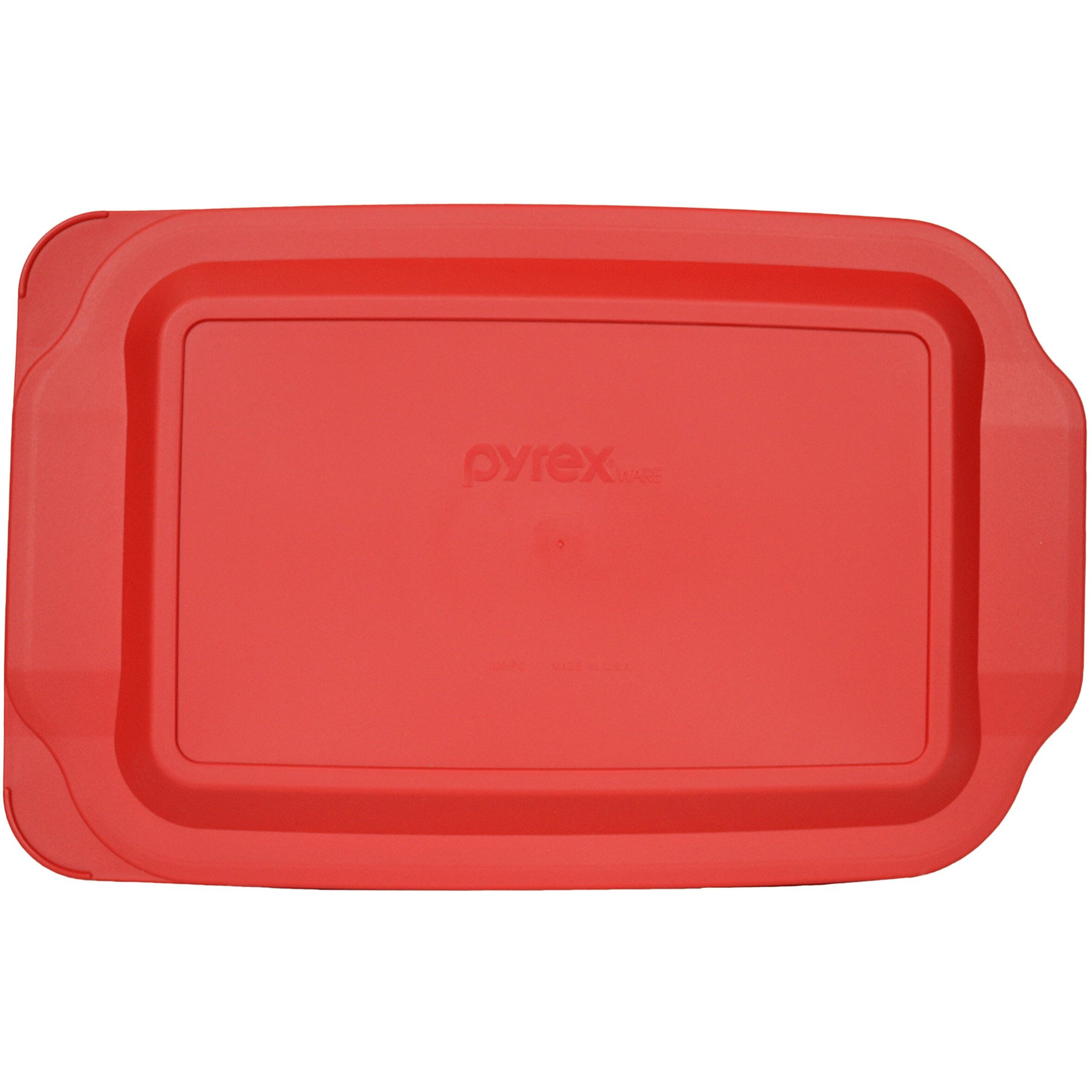 Pyrex 233-Pc 3Qt Red Replacement Food Storage Lid, (Only Fits Pyrex 233 Glass Dish Not Pyrex C-233 Dish) Made In The Usa