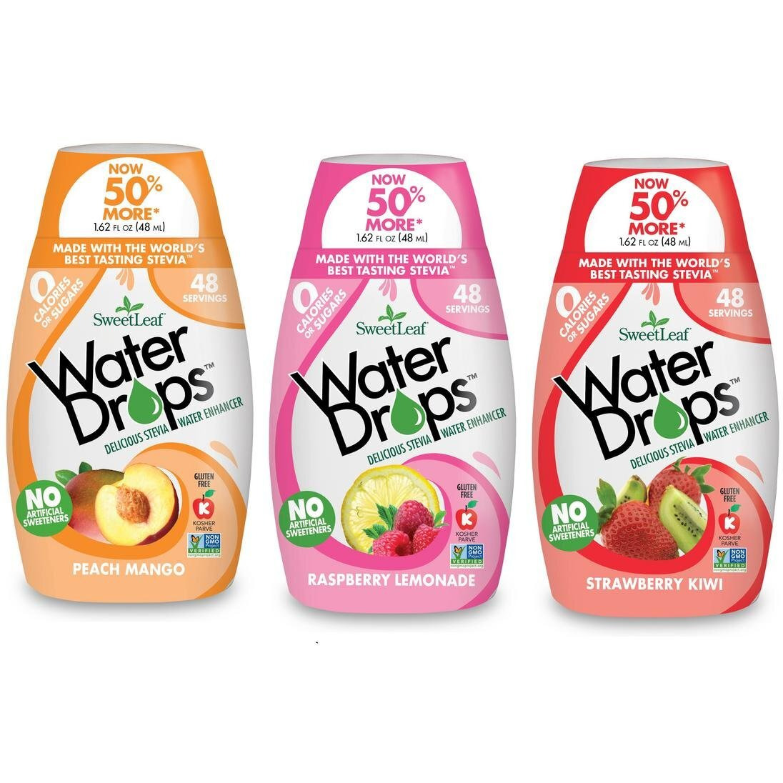 Sweetleaf Stevia Natural Water Drops Variety Pack