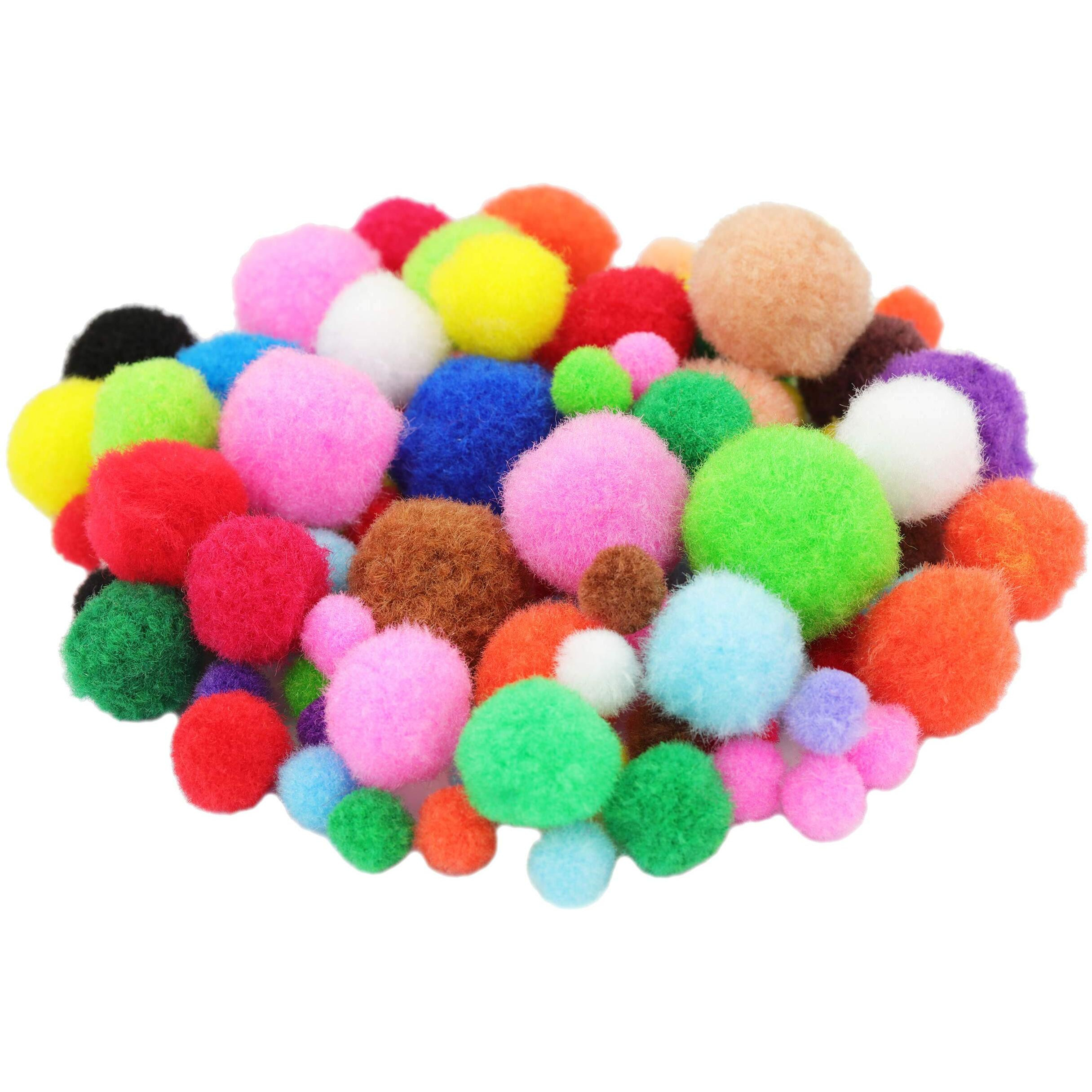 862 Pieces Kids Art & Craft Supplies Set Diy Activities & Parties Pipe Cleaners Craft Set 200 Pcs Pipe Cleaners 454 Pcs Pom Poms 208 Pcs Wiggle Eyes Self Adhesive1