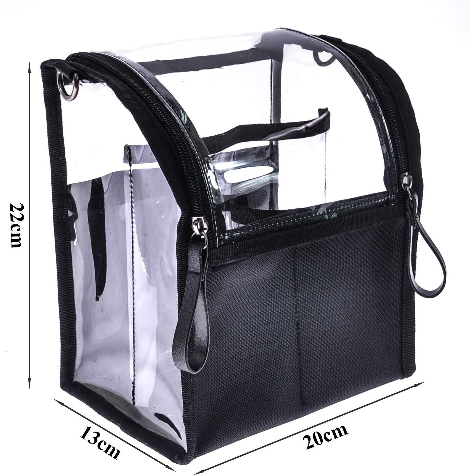 Jula Vance Trave Medium Makeup Brush Buddy Makeup Brush Holder Bag Cosmetic Kits Beauty Accessories Storage Organizer Bag With 4 Dividers & Shoulder Straps