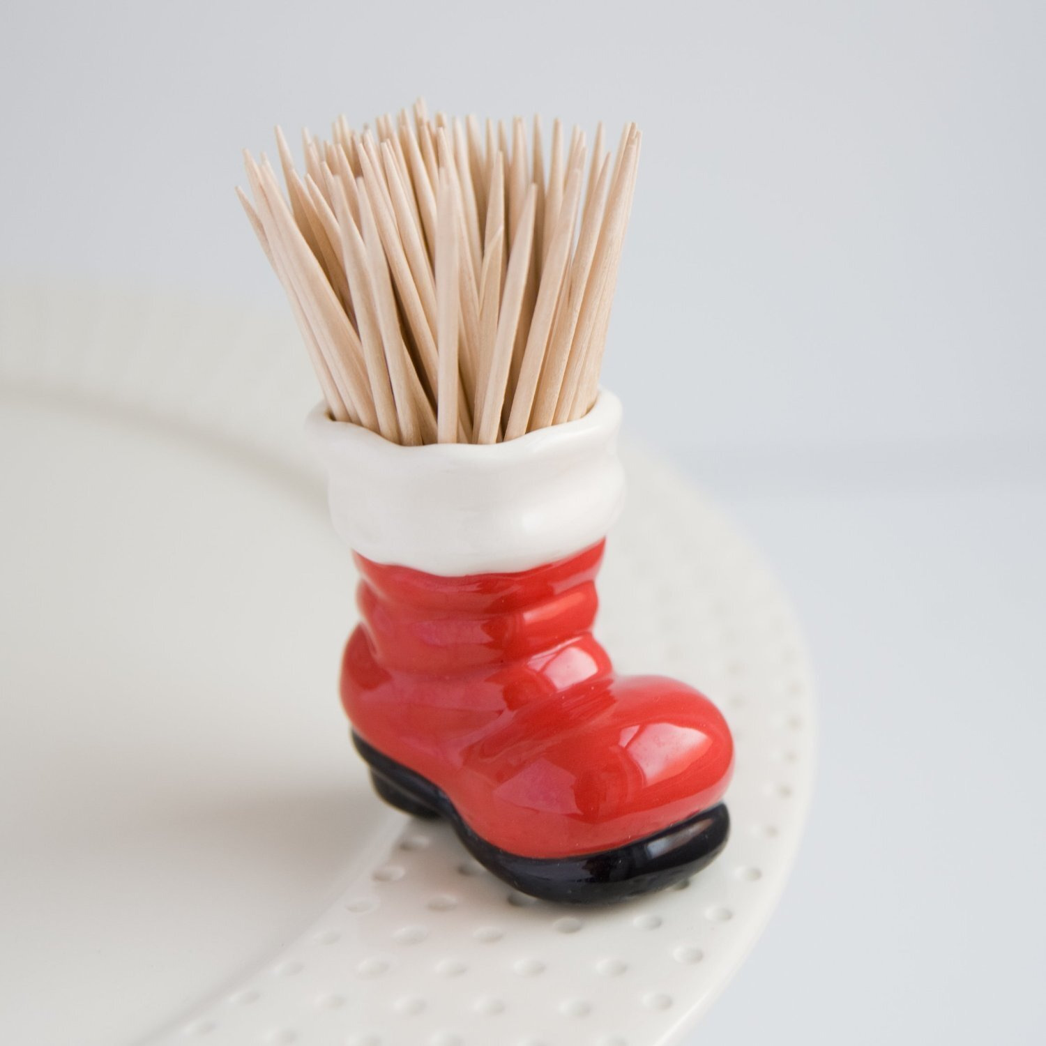 Nora Fleming Big Guy's Boots (Santa Boot) A89 - Hand-Painted Ceramic Holiday D  Cor - Spring Minis For The Home And Office