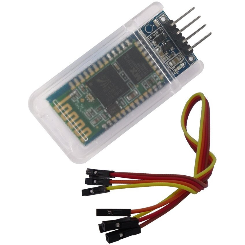 Dsd Tech Hc-06 Wireless Bluetooth Serial Transceiver Support Module Slave And Master Mode For Arduino + 4Pin Dupont Cable