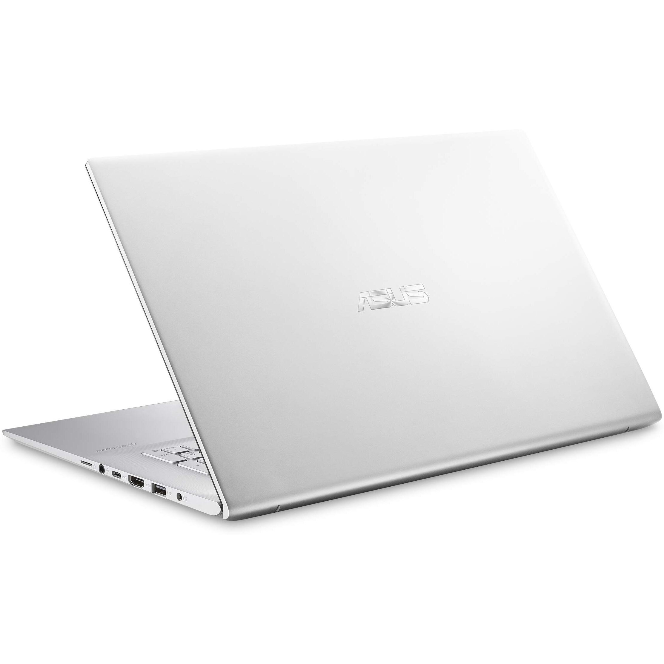 Asus Vivobook 17 F712Da Thin And Light Laptop, 17.3    Hd+, Intel Core I5-8265U Processor, 8Gb Ddr4 Ram, 128Gb Ssd + 1Tb Hdd, Windows 10 Home, Transparent Silver, F712Da-Db51