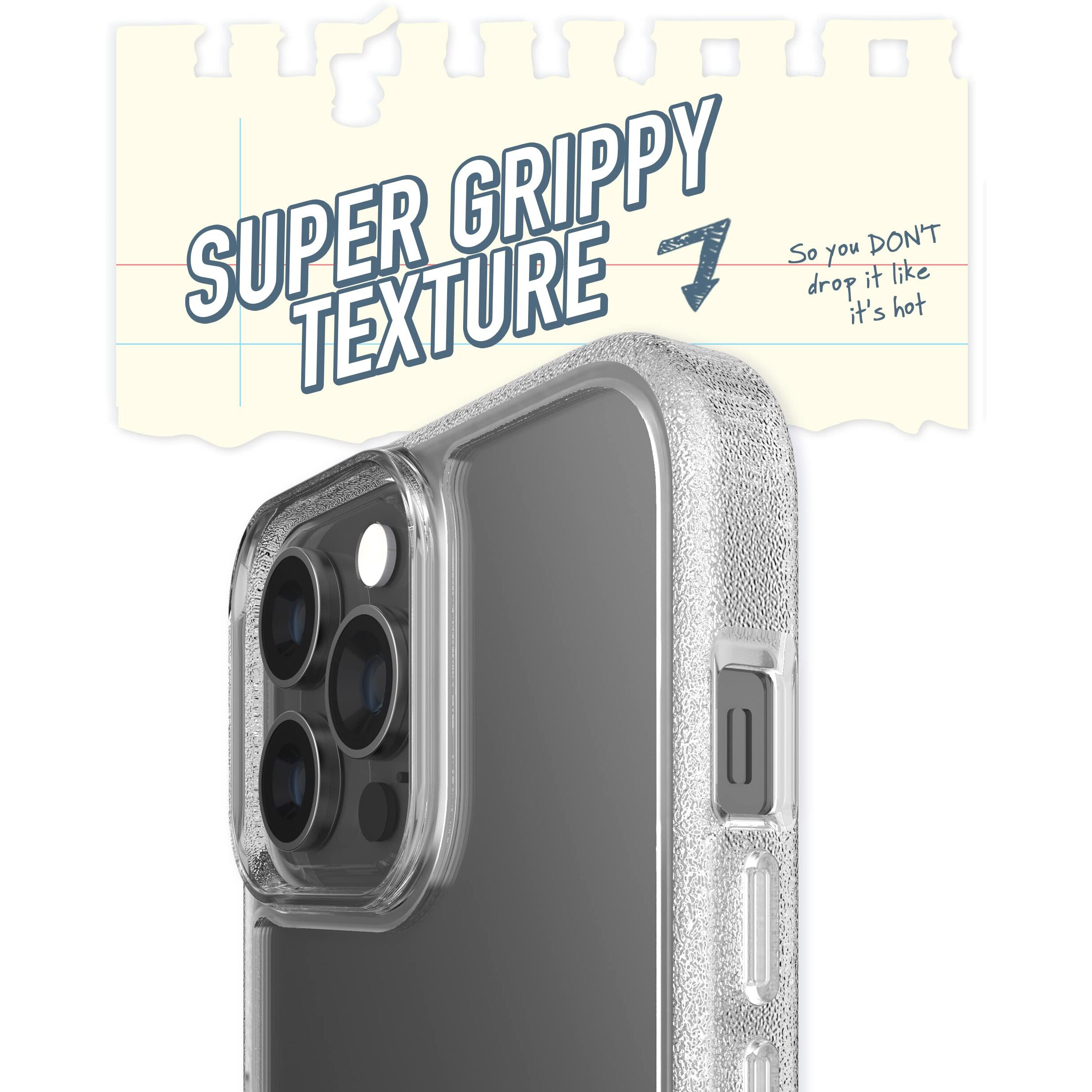 Smartish Iphone 13 Pro Max Slim Case - Gripmunk Compatible With Magsafe [Lightweight + Protective] Thin Grip Cover - Nothin' To Hide