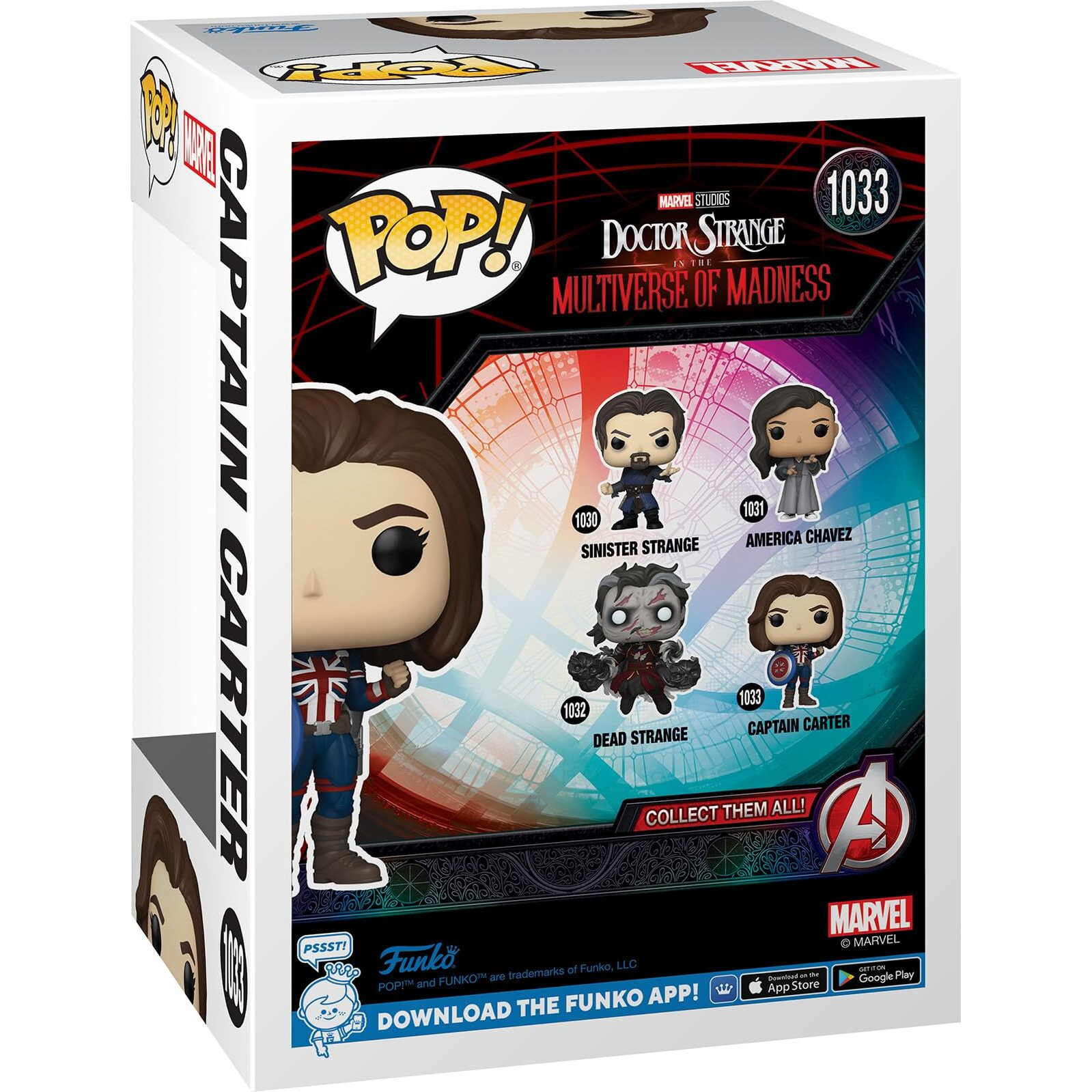 Funko Pop Marvel Doctor Strange Multiverse Of Madness - Captain Carter
