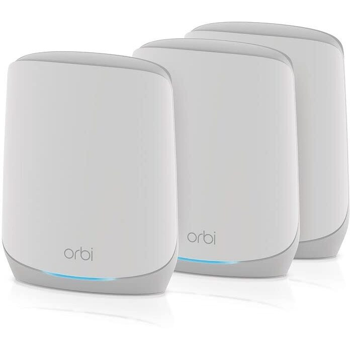 Netgear Rbk763S-100Nas Orbi Tri-Band Wifi 6 Mesh System Router + 2 Satellites
