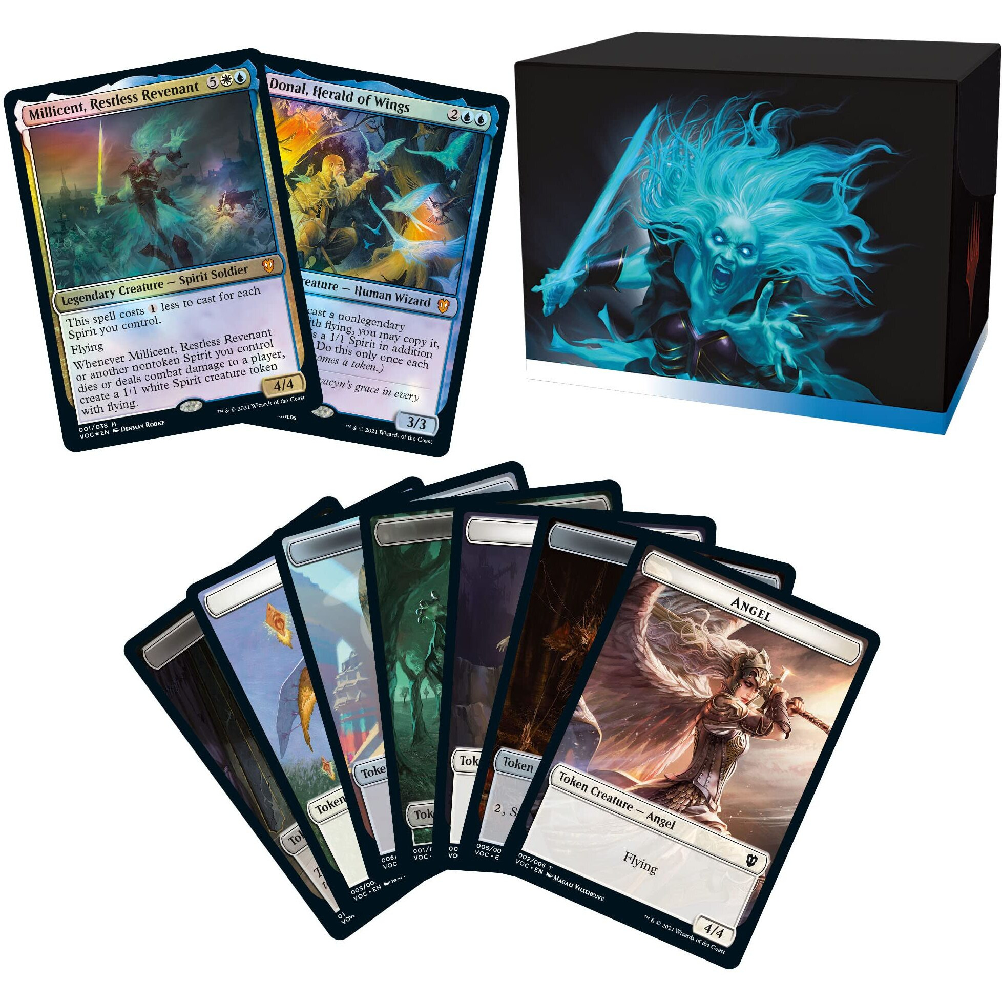 Magic The Gathering Innistrad Crimson Vow Commander Deck - Spirit Squadron (White-Blue)