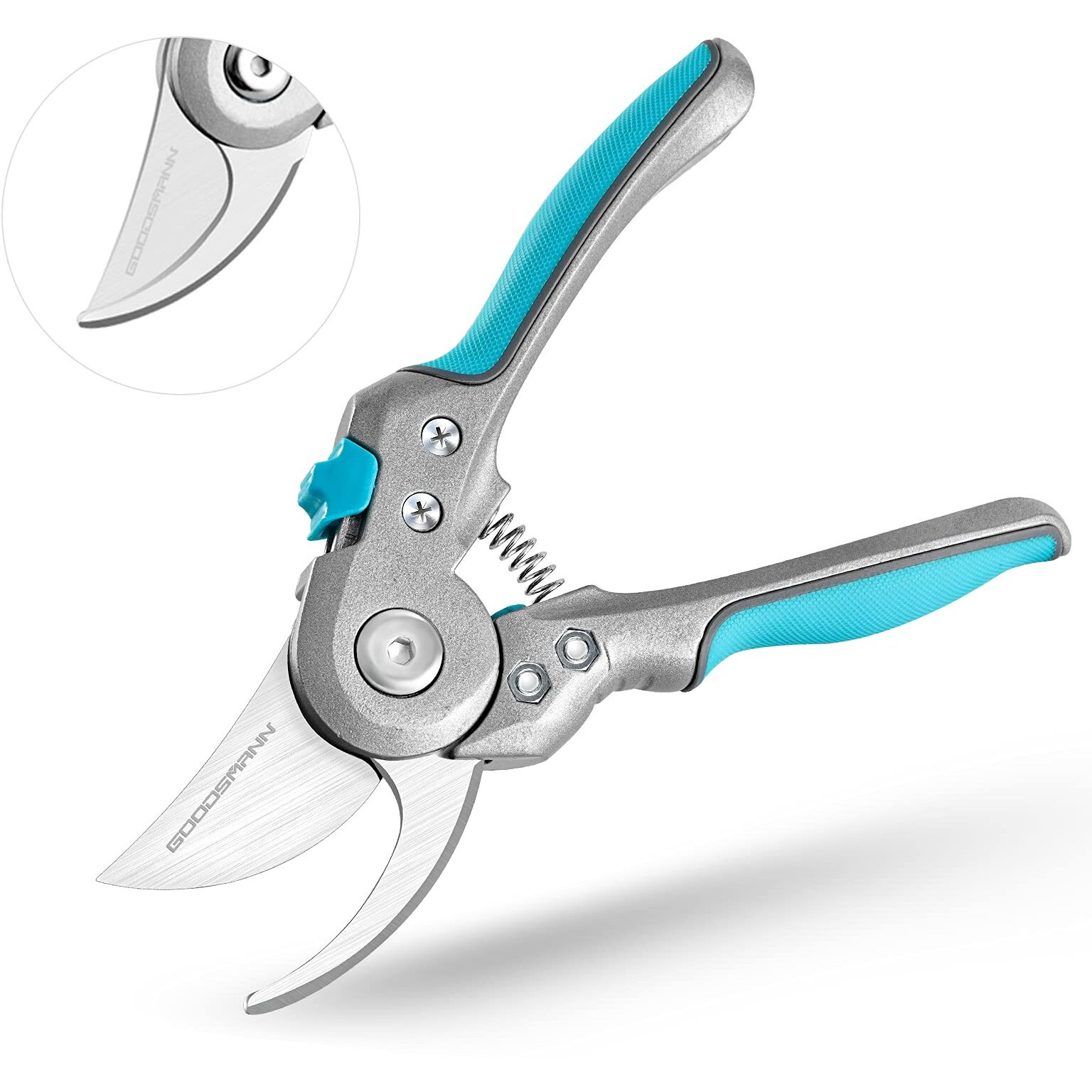 Goodsmann Garden Pruners Pruning Shears For Gardening Cutter With Stainless Steel Blades, Tree Trimmers Secateurs Professional Gardening Tools, Gardening Shears Clippers For Plants 9149-34101-01A