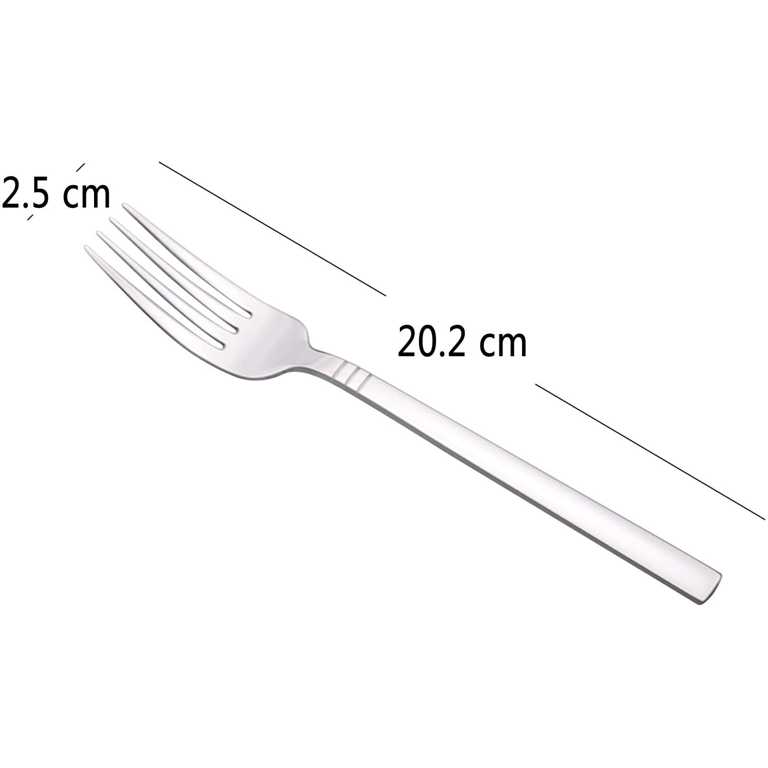 Morcte Stainless Steel Dinner Fork, 12 Pieces Fork