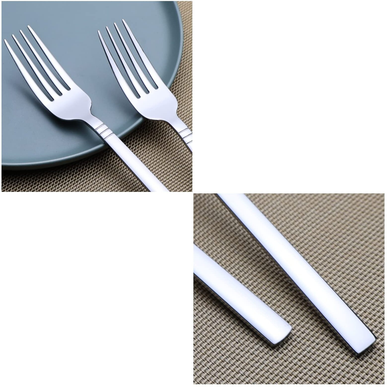 Morcte Stainless Steel Dinner Fork, 12 Pieces Fork