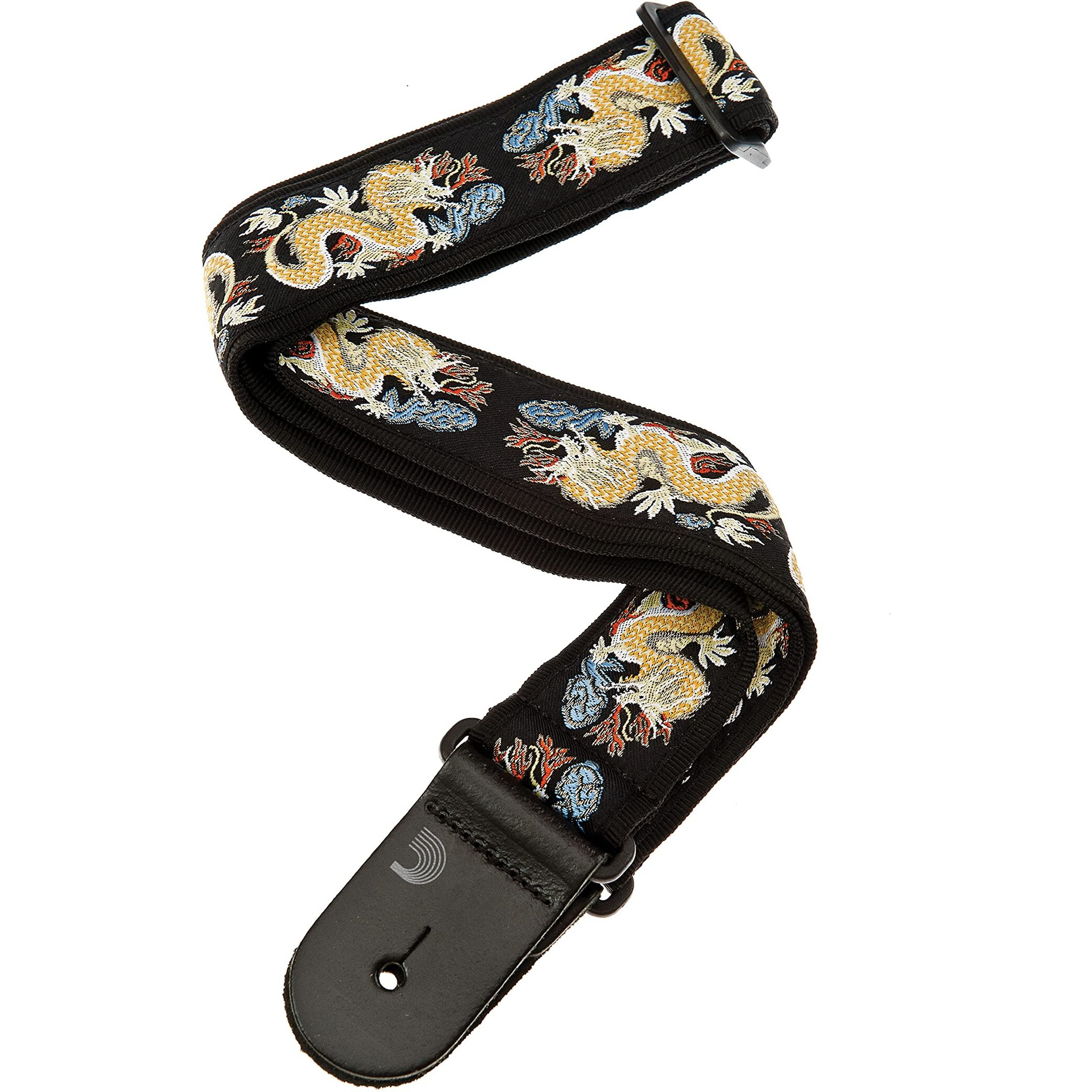 D'Addario Accessories Guitar Strap - Guitar Accessories - Electric Guitar Strap, Acoustic Guitar Strap, Acoustic Electric Guitar Strap & Bass Guitar Strap - Woven - Dragon