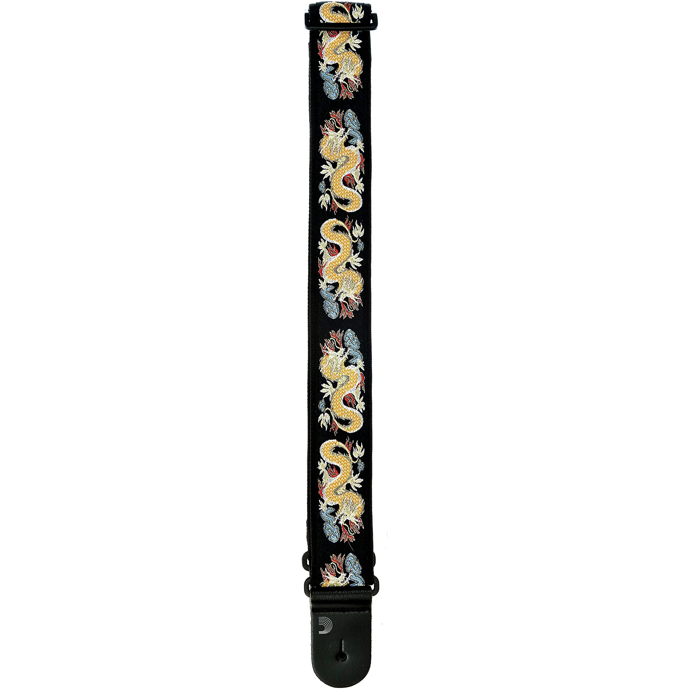 D'Addario Accessories Guitar Strap - Guitar Accessories - Electric Guitar Strap, Acoustic Guitar Strap, Acoustic Electric Guitar Strap & Bass Guitar Strap - Woven - Dragon