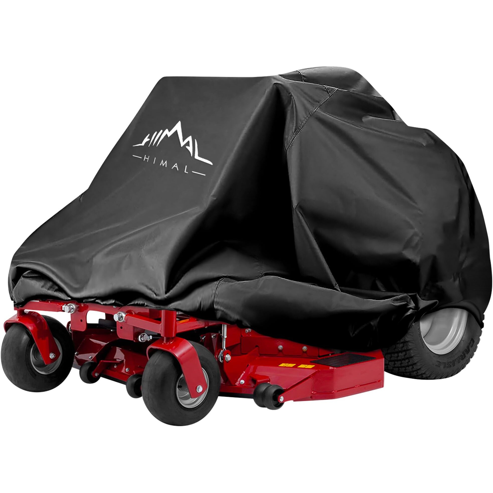 Himal Outdoors Zero-Turn Mower Cover, Heavy Duty 600D Polyester Oxford, Uv Protection Universal Fit With Drawstring & Cover Storage Bag, Tractor Cover Up To 60"" Decks