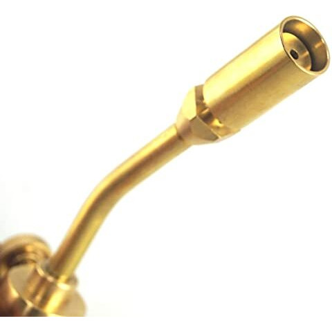 Bluefire Solid Brass Pencil Flame Gas Welding Torch Head Nozzle Upgraded Full Metal Version Fuel By Mapp Map Pro Propane Cga 600 Cylinder (Torch With Propane Kit)