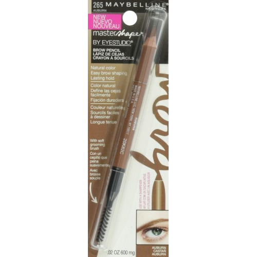 Maybelline New York Eye Studio Master Shape Brow Pencil, Auburn, 0.02 Fluid Ounce