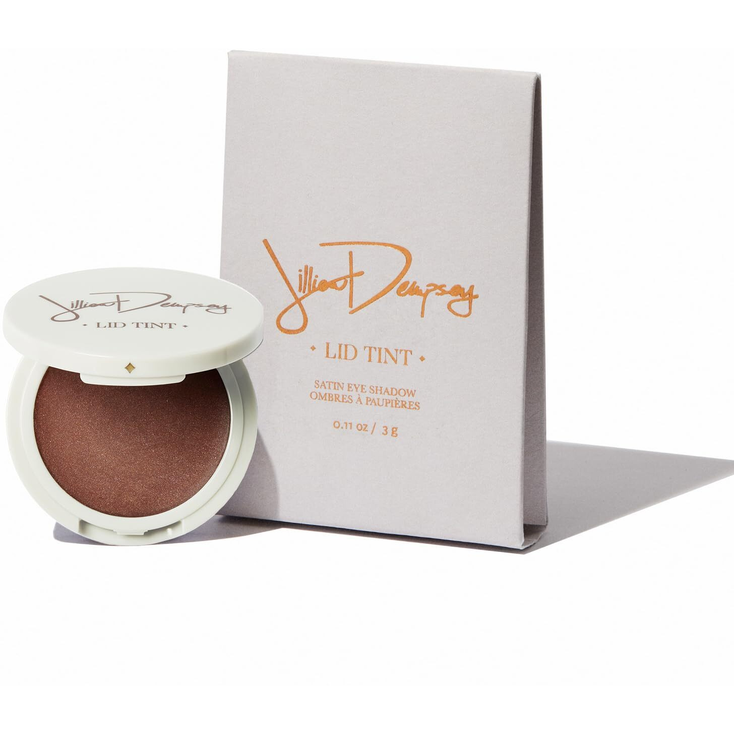 Jillian Dempsey Lid Tint Satin Cream Eyeshadow I Easy Application For A Natural Shimmer Or A Layered Matte Finish I Bronze