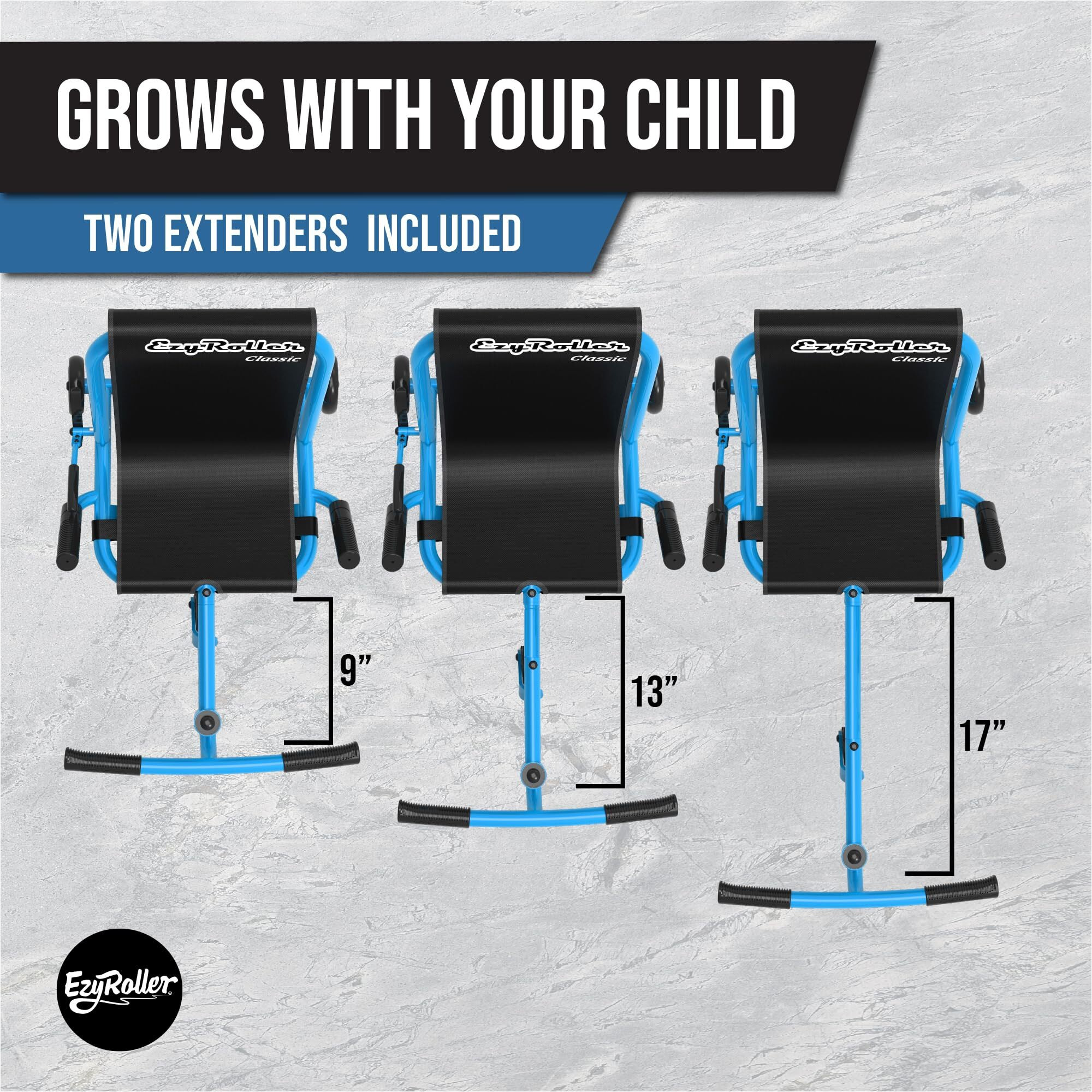 Ezyroller Classic Ride On Scooter For Kids Ages 4+ - Blue